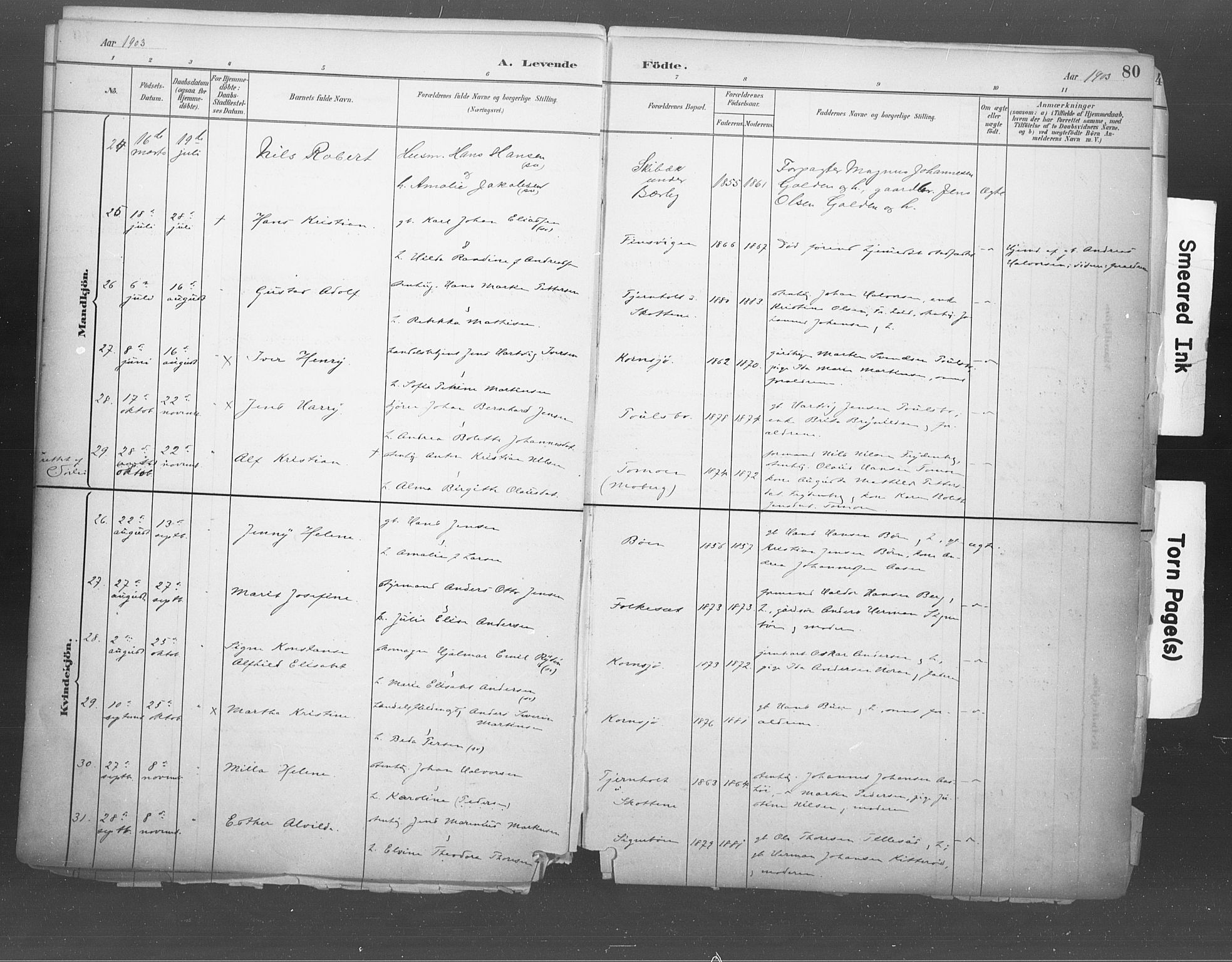 Idd prestekontor Kirkebøker, AV/SAO-A-10911/F/Fb/L0002: Parish register (official) no. II 2, 1882-1923, p. 80