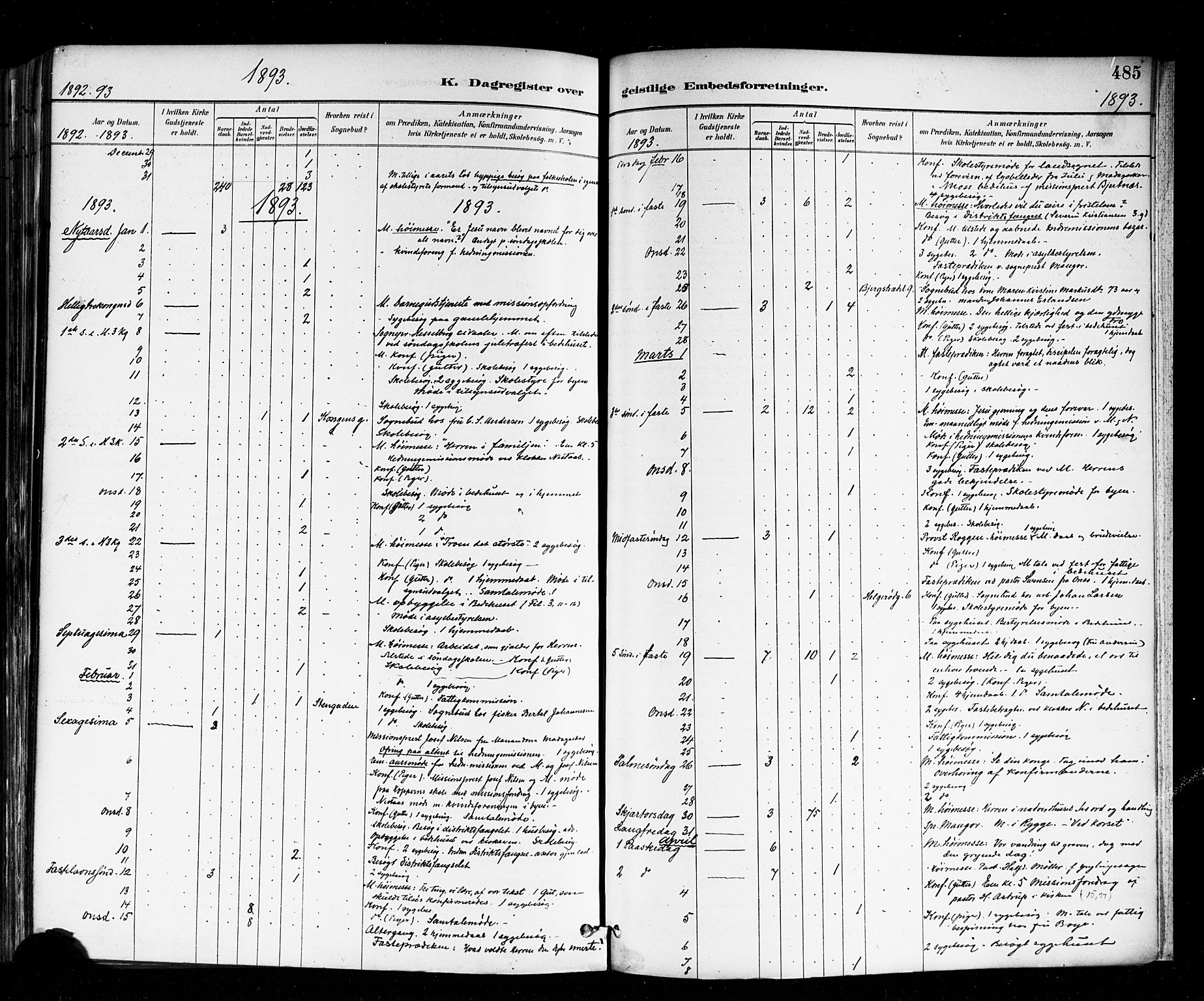 Moss prestekontor Kirkebøker, AV/SAO-A-2003/F/Fb/L0002b: Parish register (official) no. II 2B, 1887-1893, p. 485