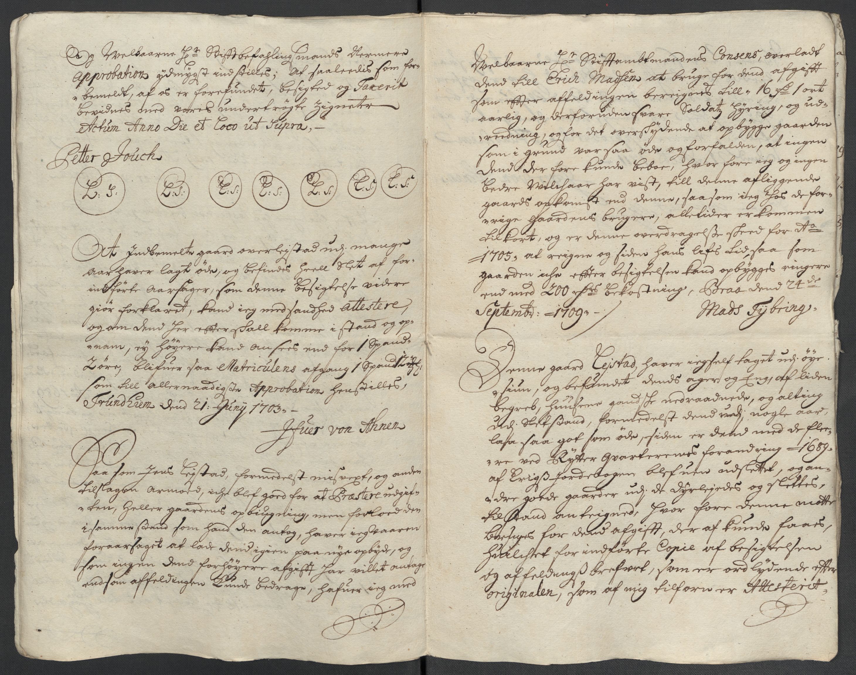 Rentekammeret inntil 1814, Reviderte regnskaper, Fogderegnskap, AV/RA-EA-4092/R61/L4110: Fogderegnskap Strinda og Selbu, 1707-1708, p. 230