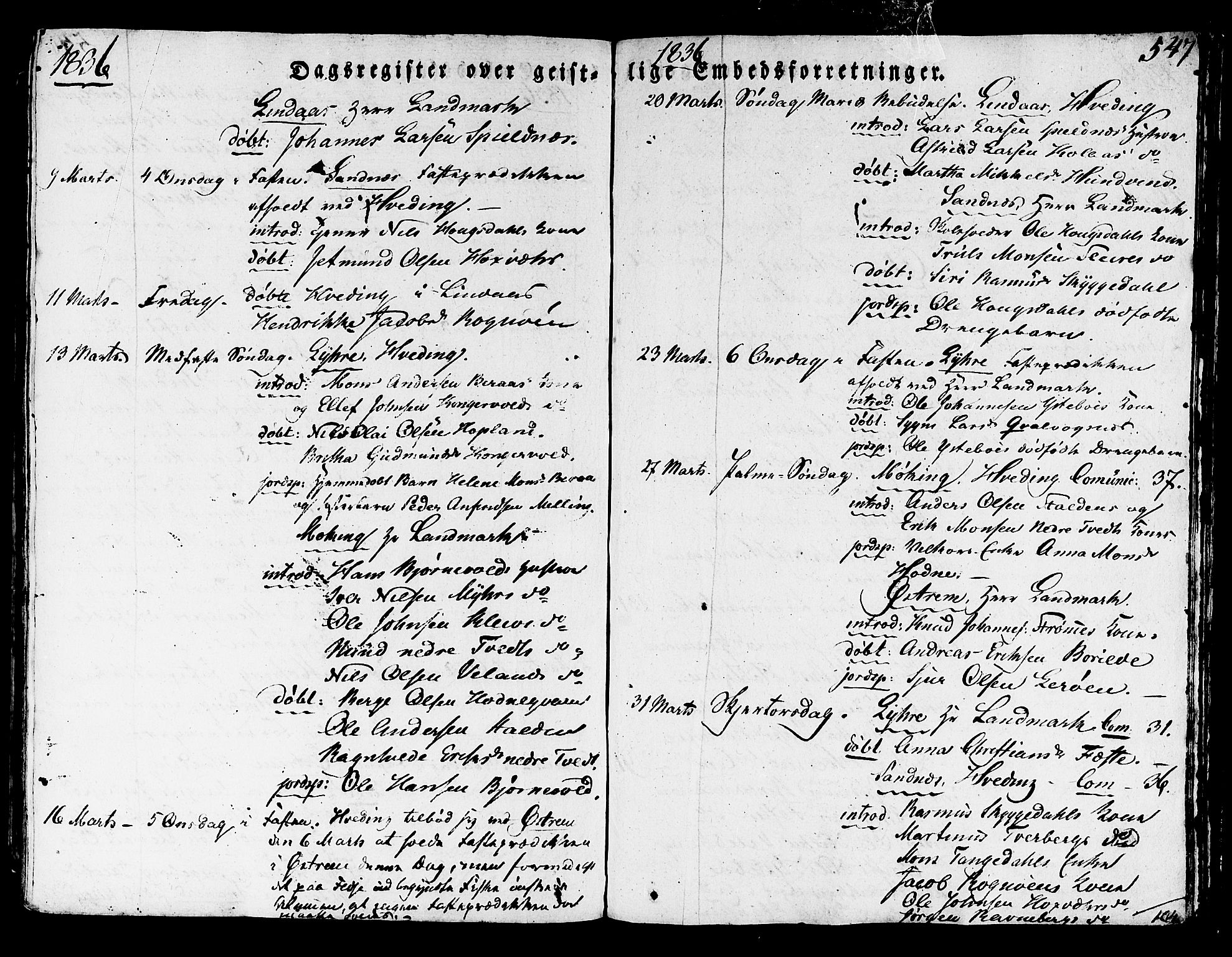 Lindås Sokneprestembete, AV/SAB-A-76701/H/Haa/Haaa/L0008: Parish register (official) no. A 8, 1823-1836, p. 548