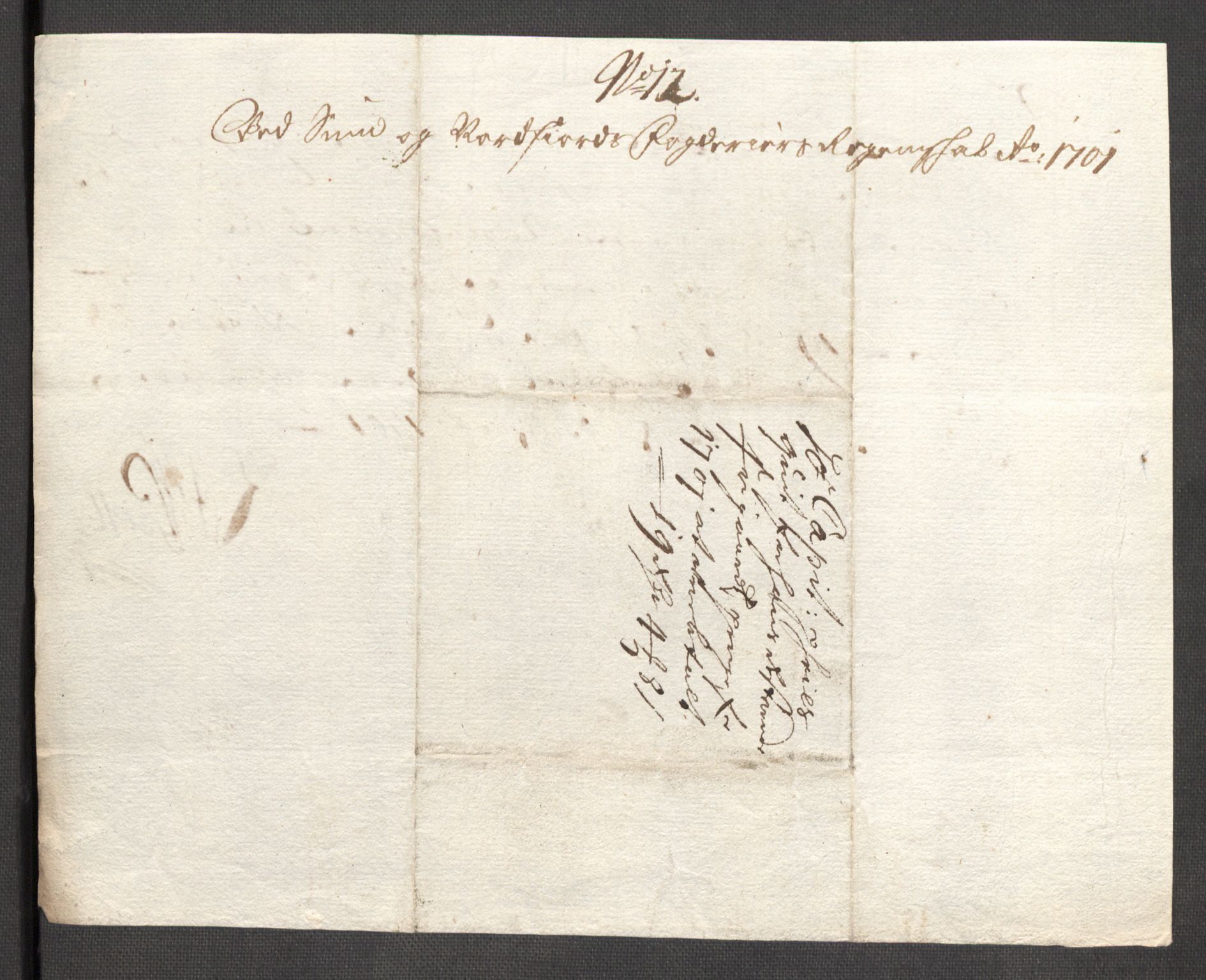 Rentekammeret inntil 1814, Reviderte regnskaper, Fogderegnskap, AV/RA-EA-4092/R53/L3425: Fogderegnskap Sunn- og Nordfjord, 1700-1701, p. 461