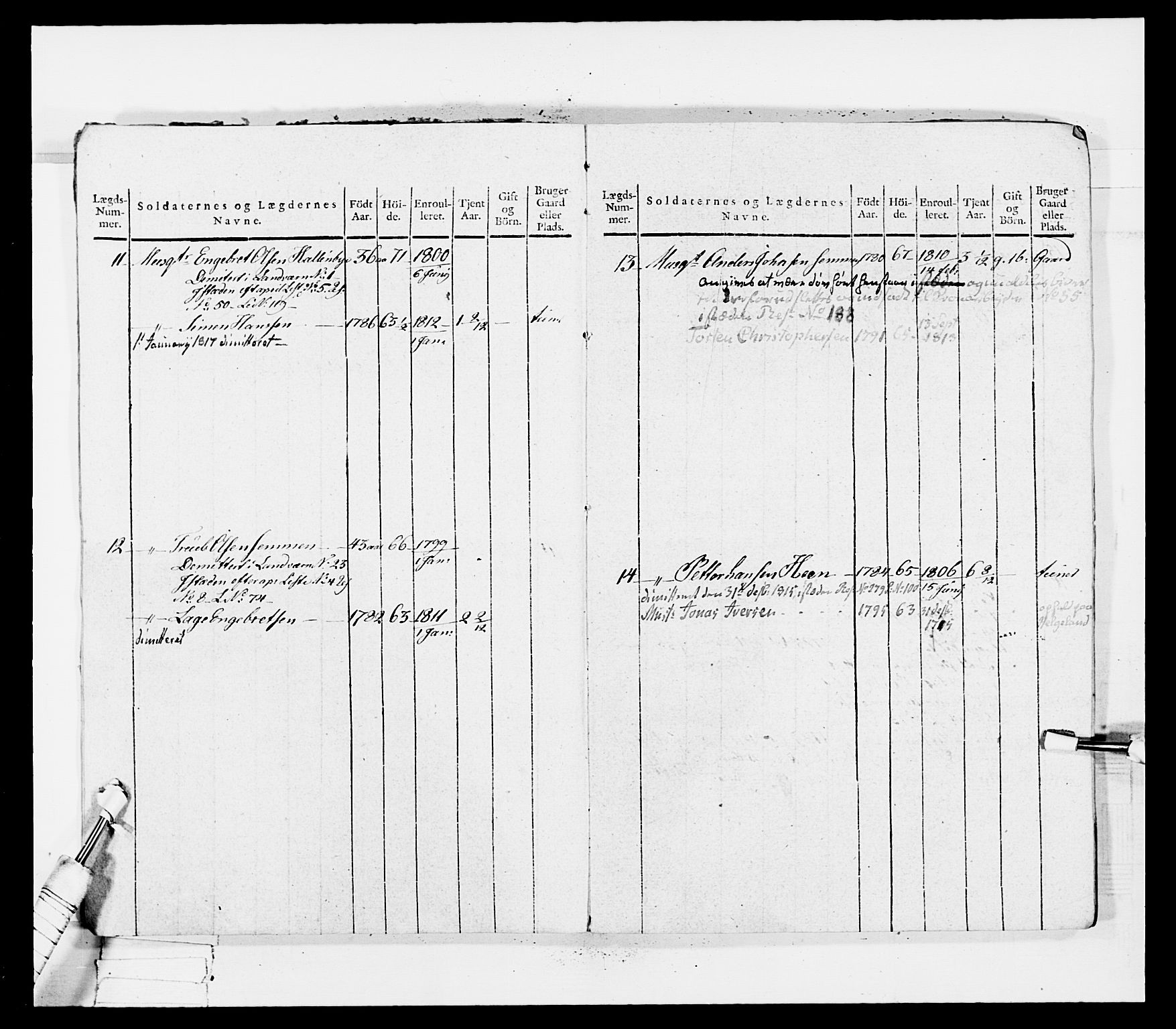 Generalitets- og kommissariatskollegiet, Det kongelige norske kommissariatskollegium, AV/RA-EA-5420/E/Eh/L0036a: Nordafjelske gevorbne infanteriregiment, 1813, p. 338