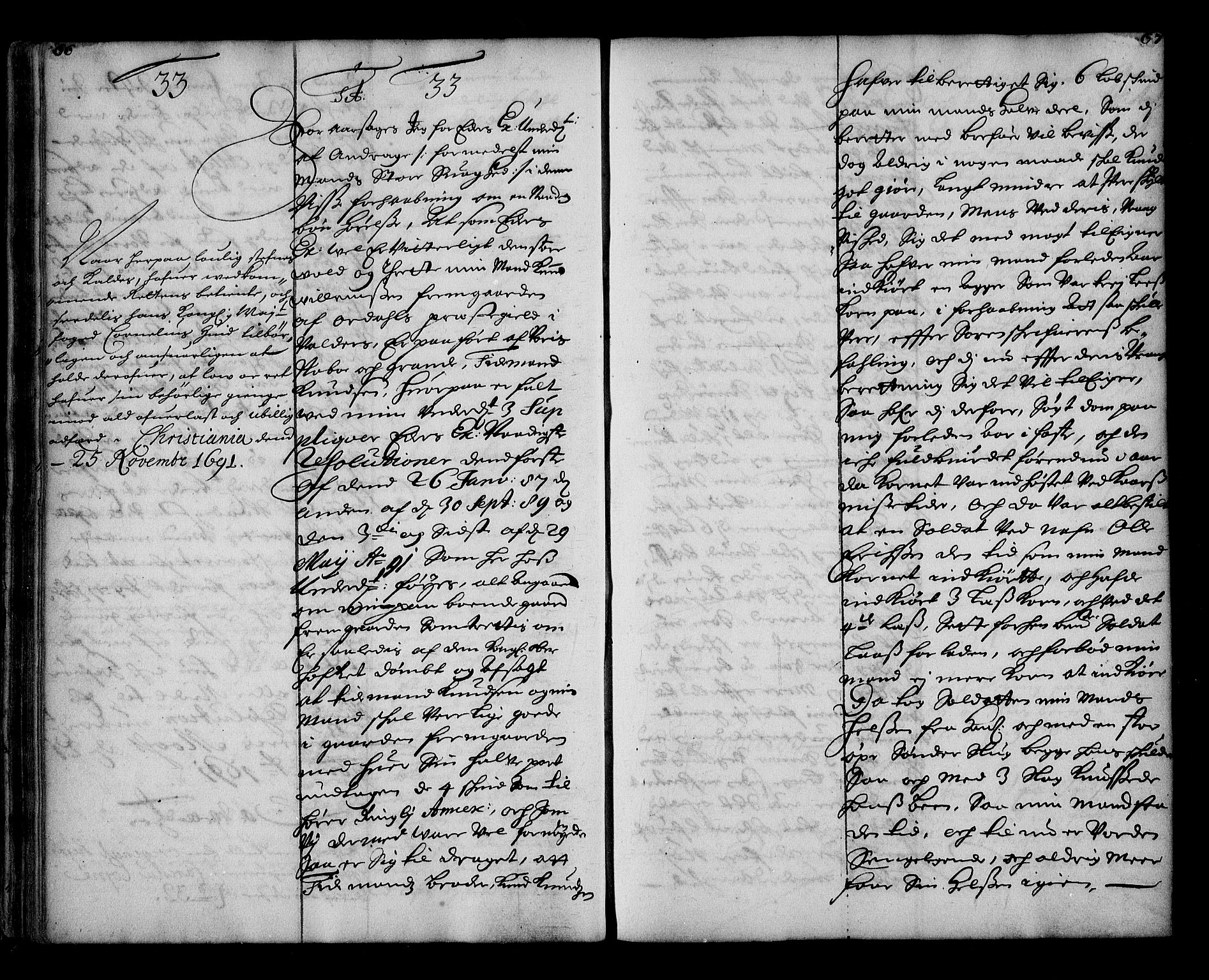 Stattholderembetet 1572-1771, AV/RA-EA-2870/Ae/L0009: Supplikasjons- og resolusjonsprotokoll, 1691-1692, p. 66-67