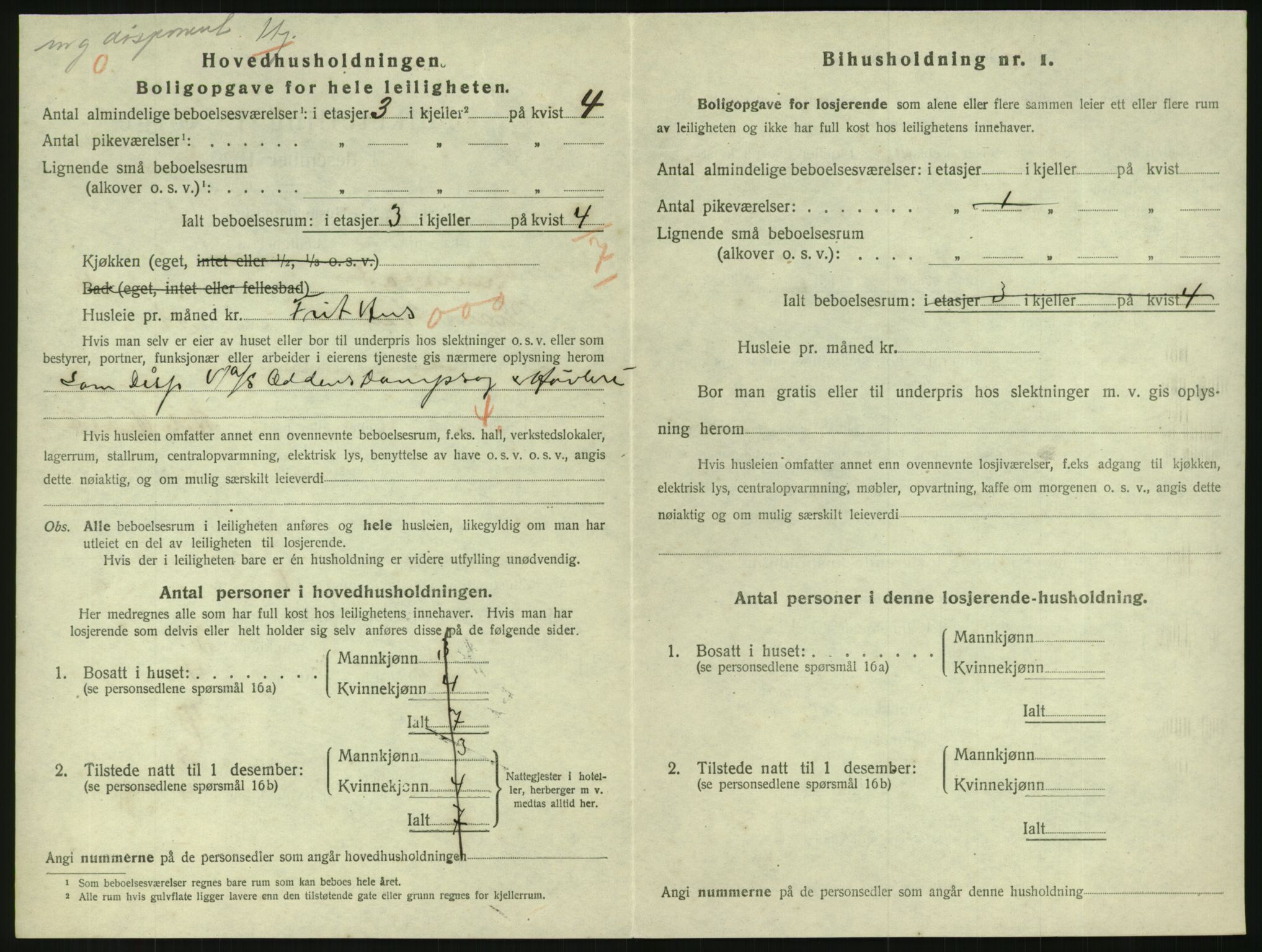 SAK, 1920 census for Grimstad, 1920, p. 1952