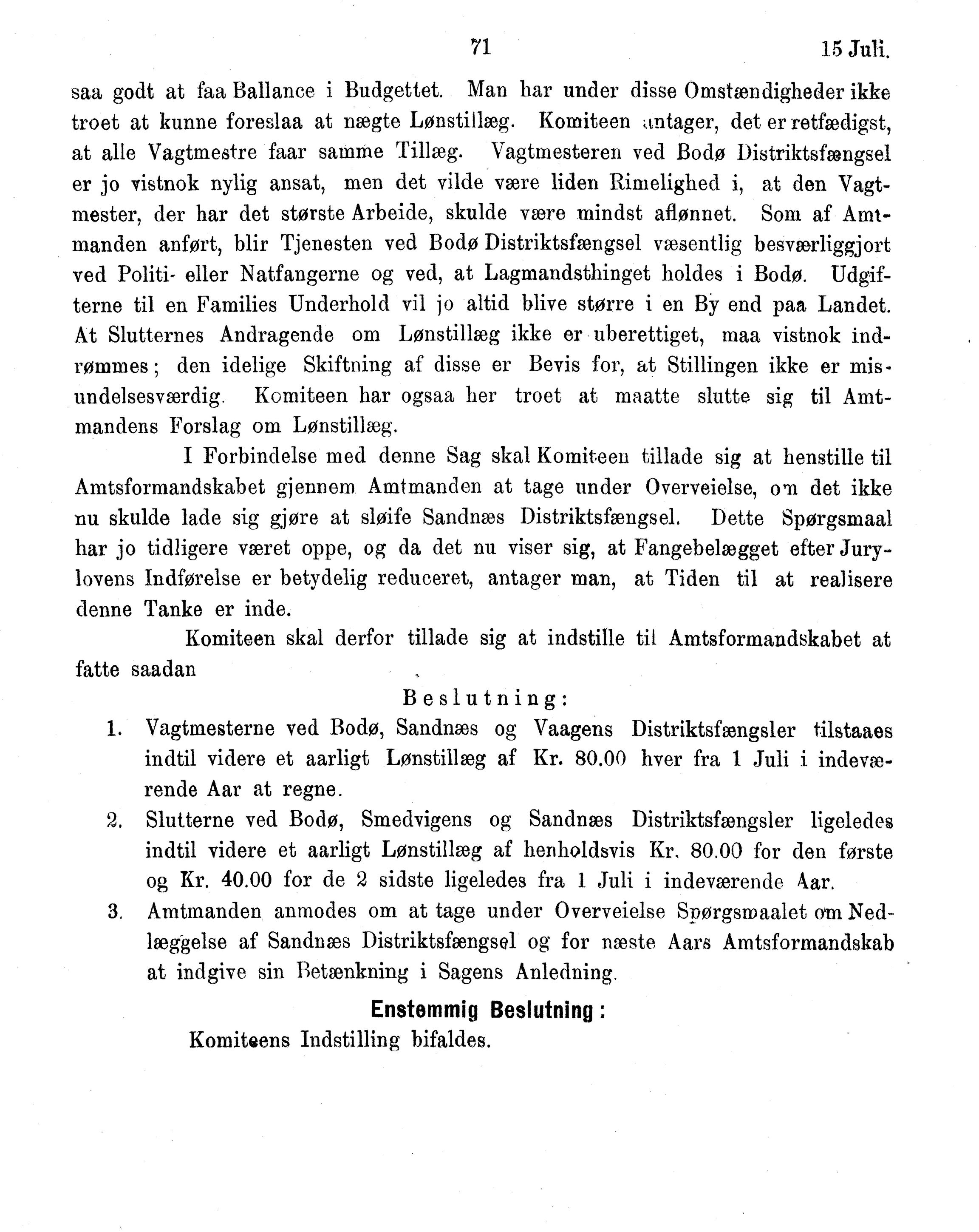 Nordland Fylkeskommune. Fylkestinget, AIN/NFK-17/176/A/Ac/L0016: Fylkestingsforhandlinger 1891-1893, 1891-1893