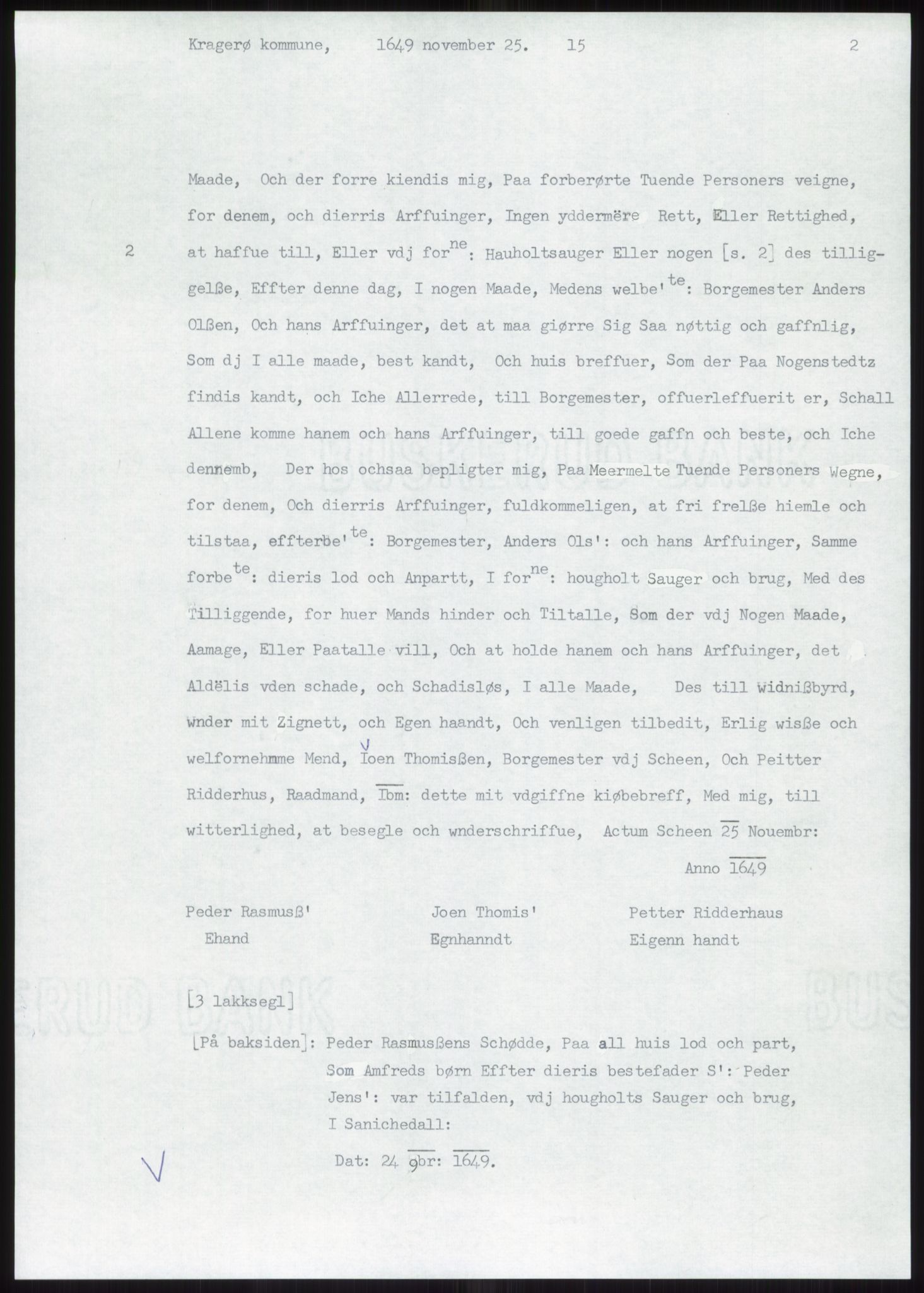 Samlinger til kildeutgivelse, Diplomavskriftsamlingen, AV/RA-EA-4053/H/Ha, p. 1414