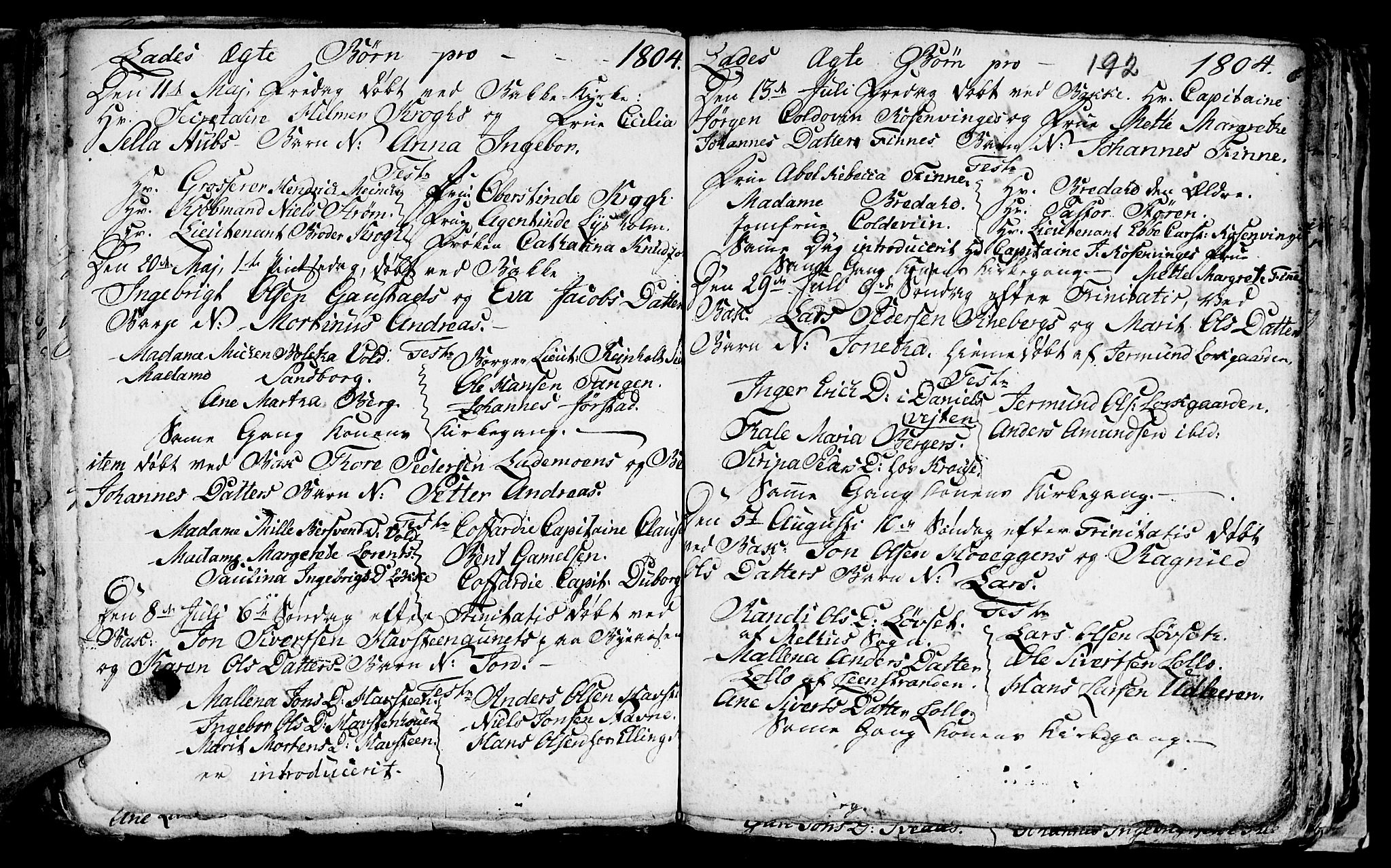 Ministerialprotokoller, klokkerbøker og fødselsregistre - Sør-Trøndelag, SAT/A-1456/606/L0305: Parish register (copy) no. 606C01, 1757-1819, p. 192