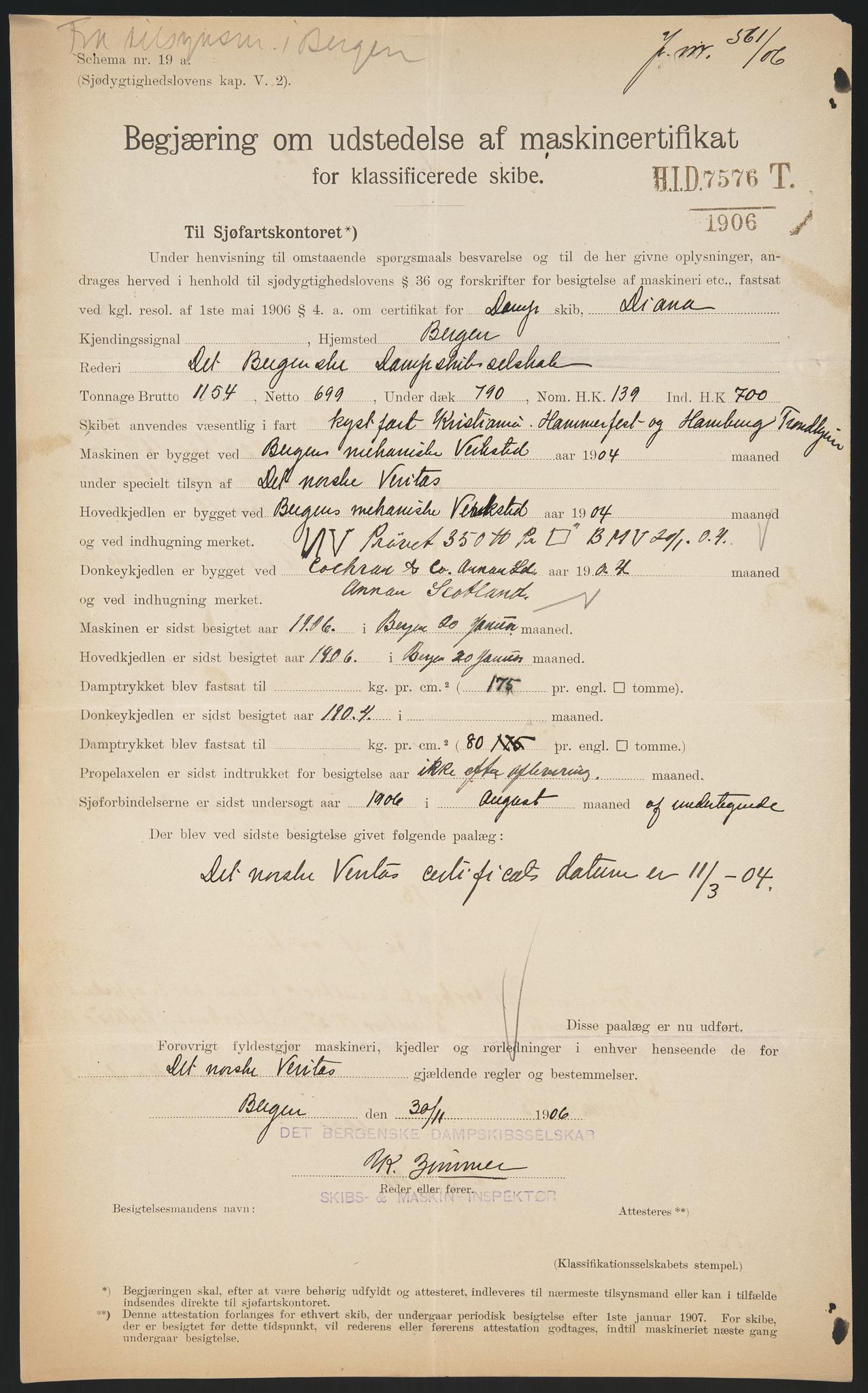 Sjøfartsdirektoratet med forløpere, skipsmapper slettede skip, AV/RA-S-4998/F/Fa/L0239: --, 1851-1931, p. 615