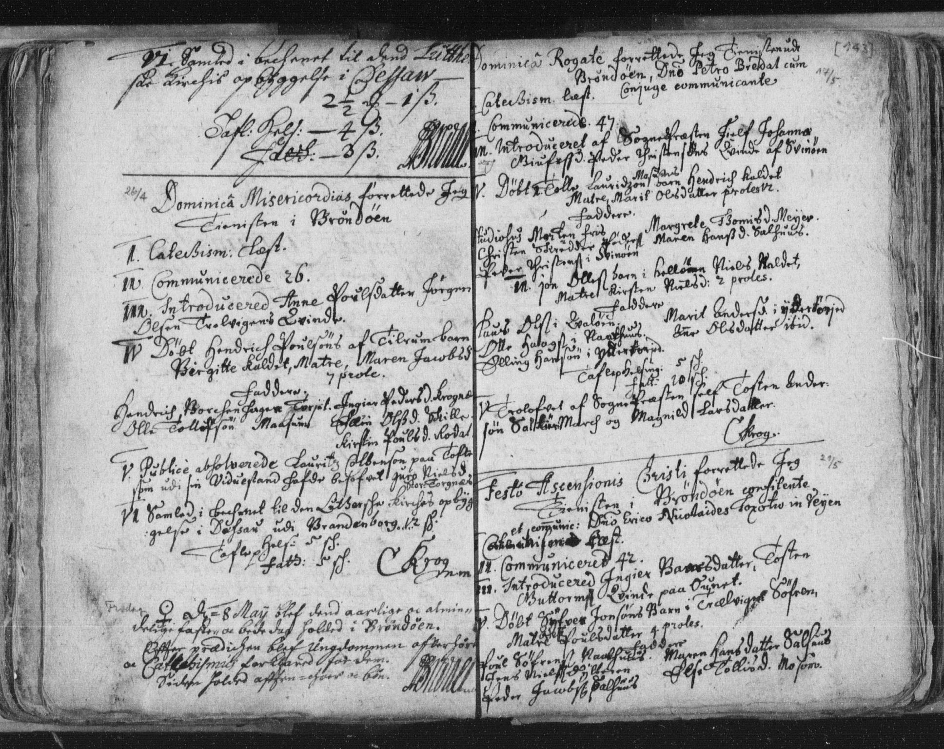 Ministerialprotokoller, klokkerbøker og fødselsregistre - Nordland, AV/SAT-A-1459/813/L0192: Parish register (official) no. 813A02, 1677-1718, p. 143