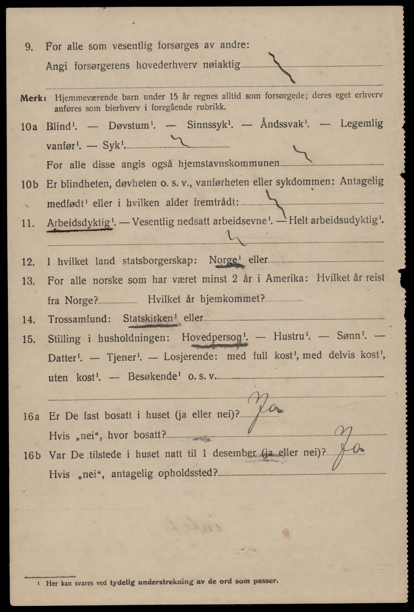 SAST, 1920 census for Stavanger, 1920, p. 82607