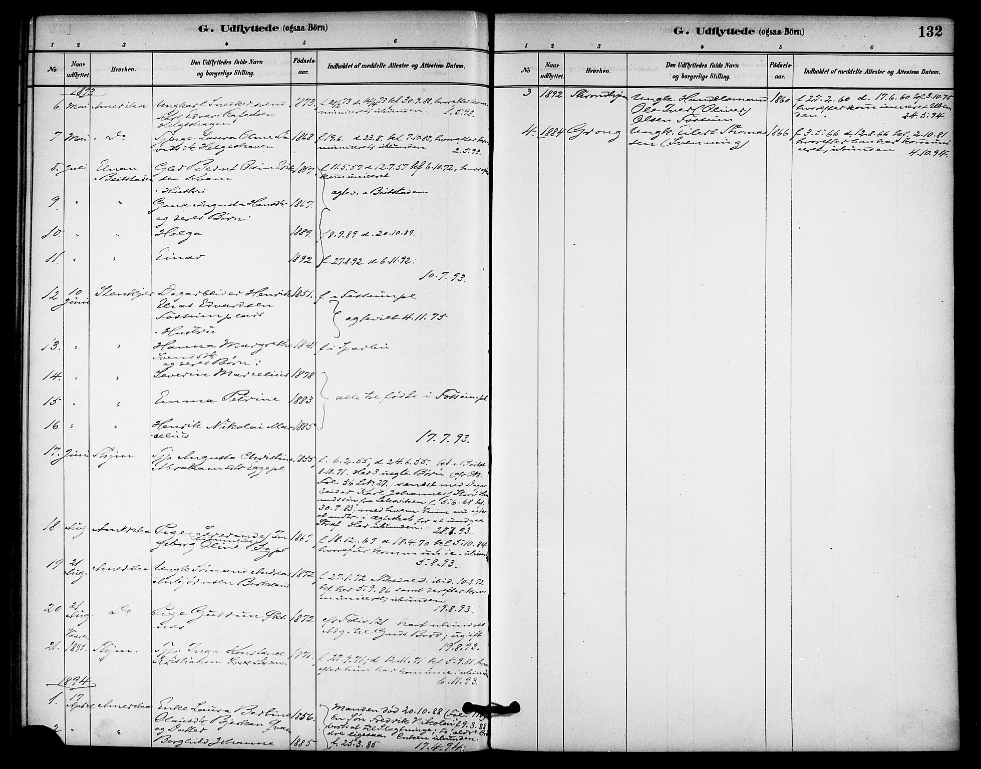 Ministerialprotokoller, klokkerbøker og fødselsregistre - Nord-Trøndelag, SAT/A-1458/740/L0378: Parish register (official) no. 740A01, 1881-1895, p. 132