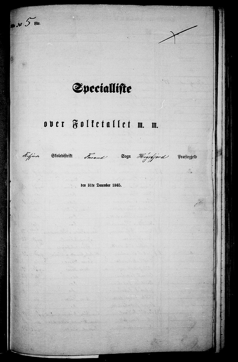 RA, 1865 census for Høgsfjord, 1865, p. 68