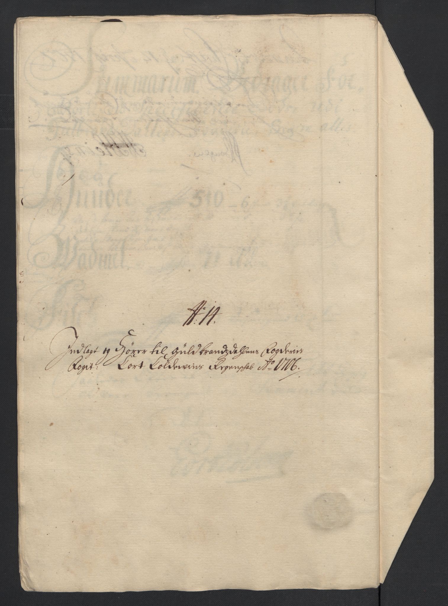 Rentekammeret inntil 1814, Reviderte regnskaper, Fogderegnskap, AV/RA-EA-4092/R17/L1178: Fogderegnskap Gudbrandsdal, 1705-1707, p. 251