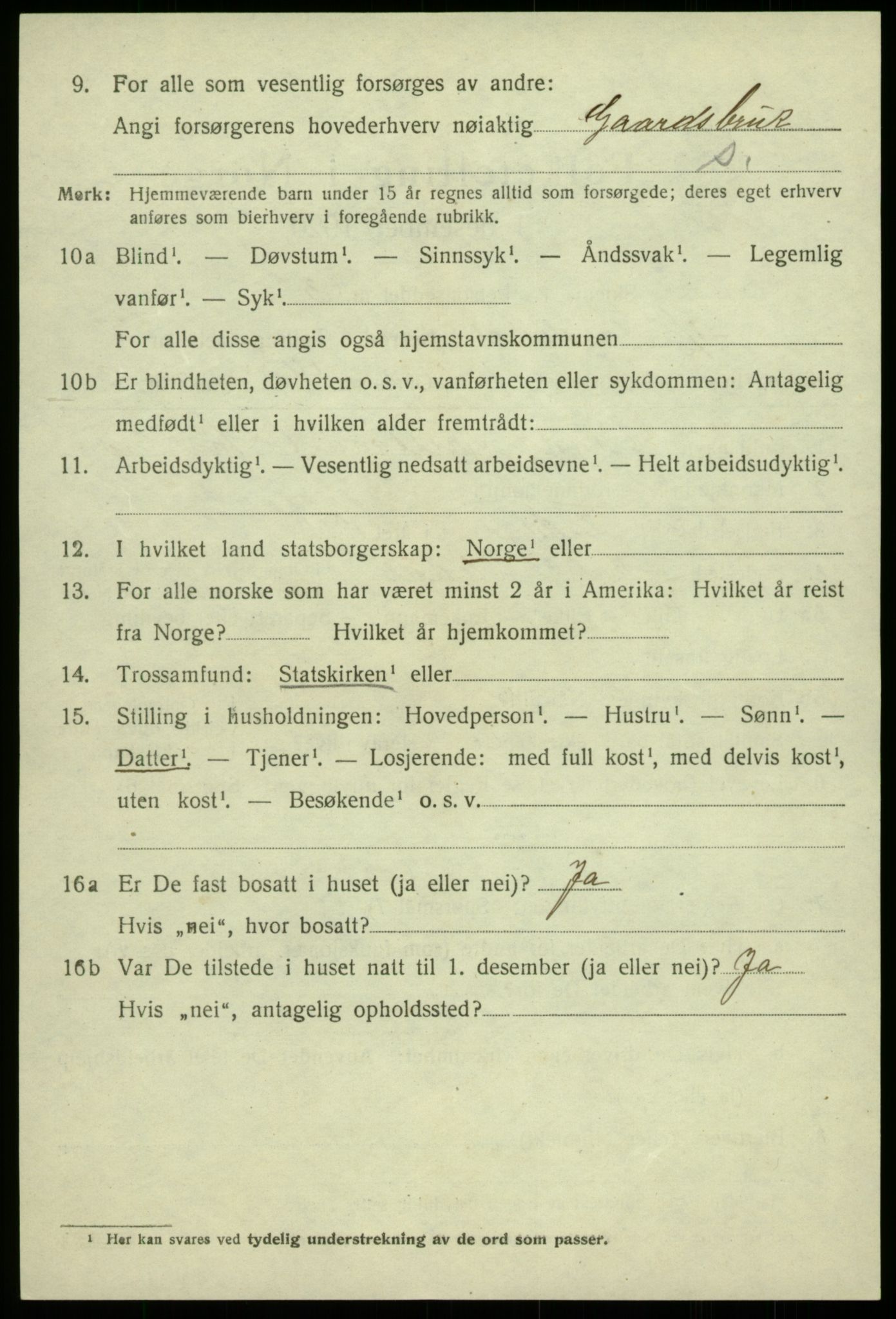 SAB, 1920 census for Hålandsdal, 1920, p. 477