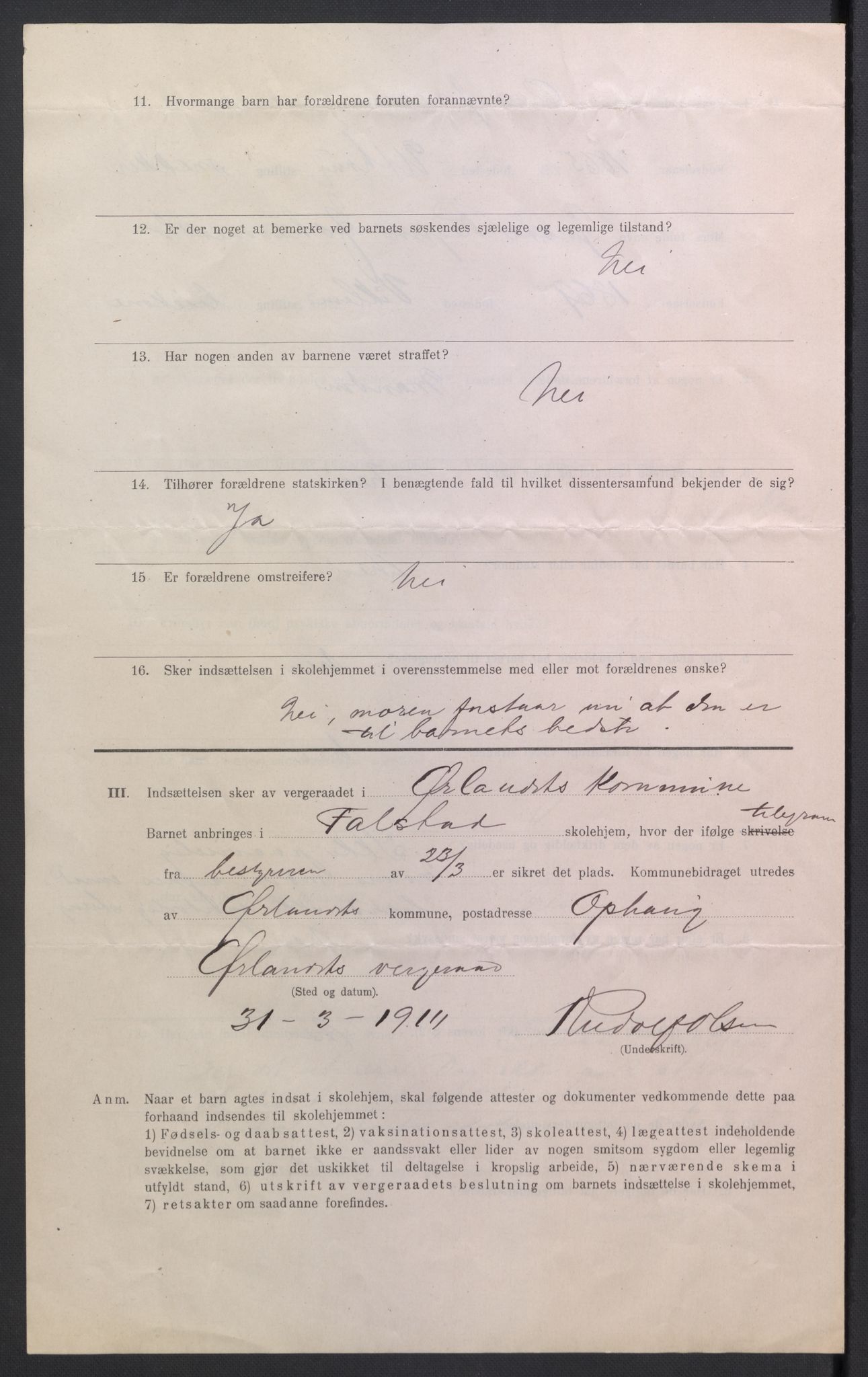 Falstad skolehjem, AV/RA-S-1676/E/Eb/L0010: Elevmapper løpenr. 210-239, 1910-1917, p. 30