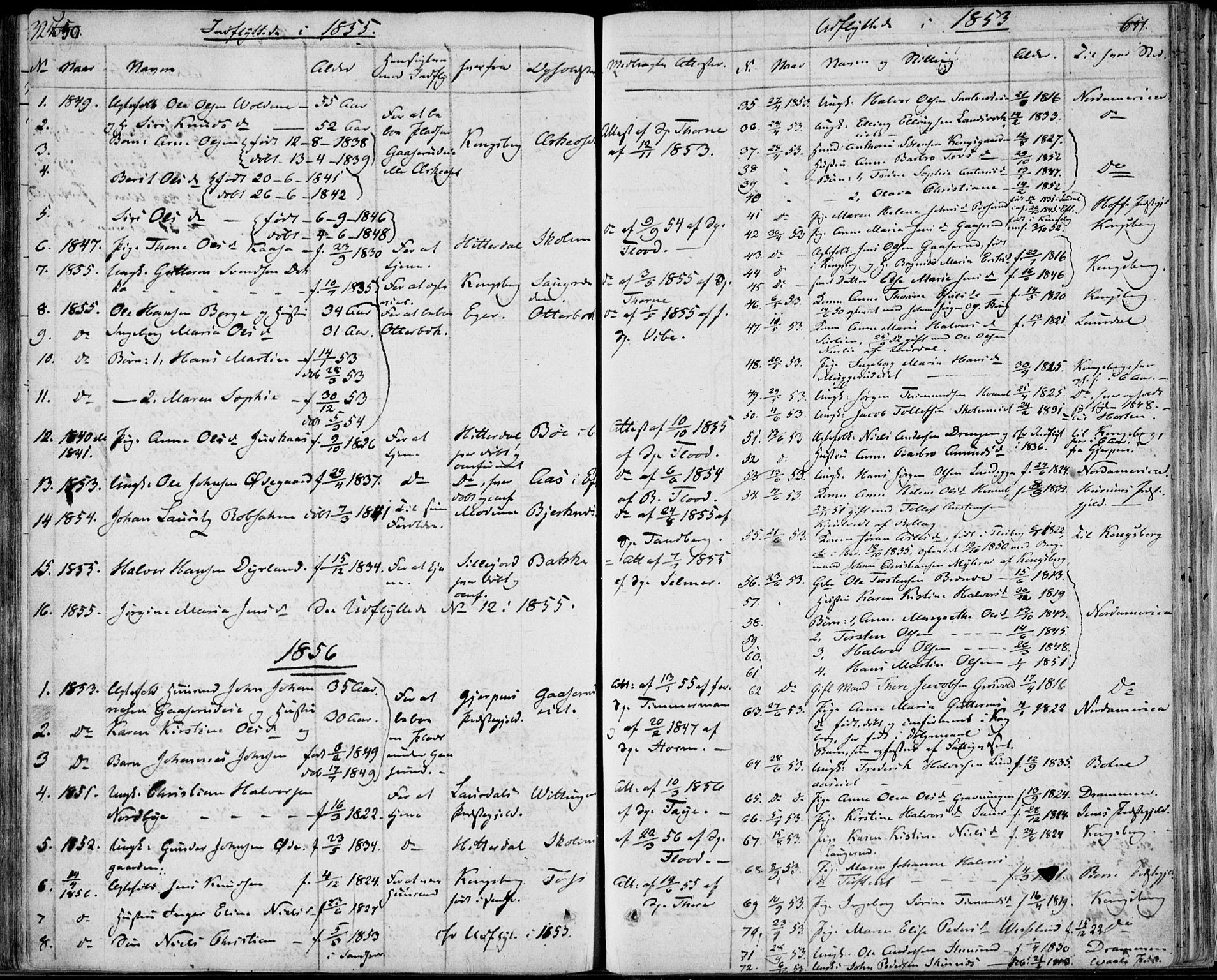 Sandsvær kirkebøker, SAKO/A-244/F/Fa/L0005: Parish register (official) no. I 5, 1840-1856, p. 650-651