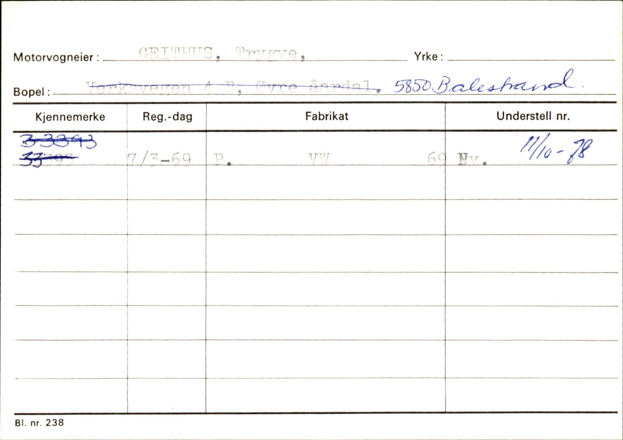 Statens vegvesen, Sogn og Fjordane vegkontor, AV/SAB-A-5301/4/F/L0132: Eigarregister Askvoll A-Å. Balestrand A-Å, 1945-1975, p. 1755