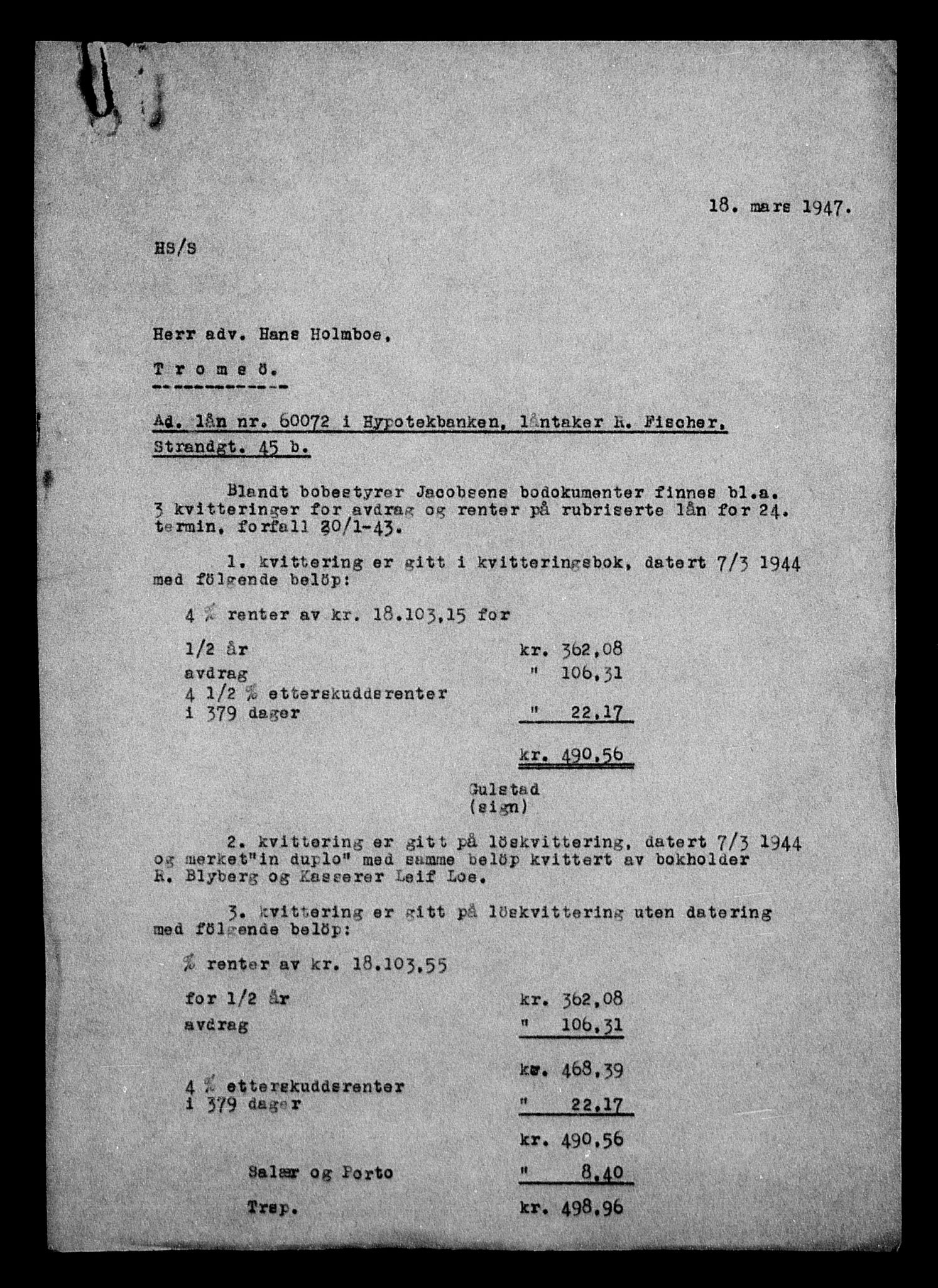 Justisdepartementet, Tilbakeføringskontoret for inndratte formuer, AV/RA-S-1564/H/Hc/Hcb/L0912: --, 1945-1947, p. 877