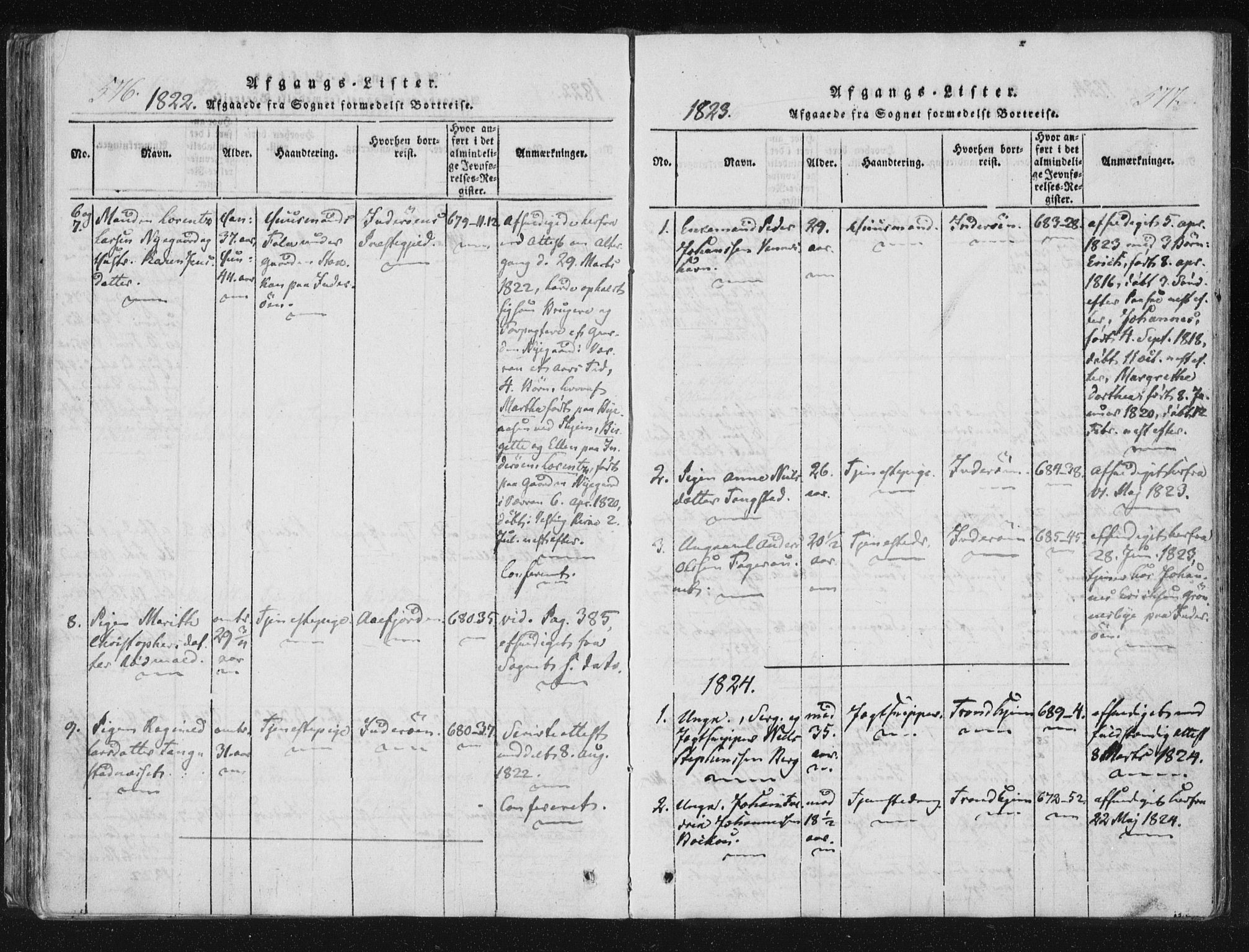 Ministerialprotokoller, klokkerbøker og fødselsregistre - Nord-Trøndelag, SAT/A-1458/744/L0417: Parish register (official) no. 744A01, 1817-1842, p. 576-577