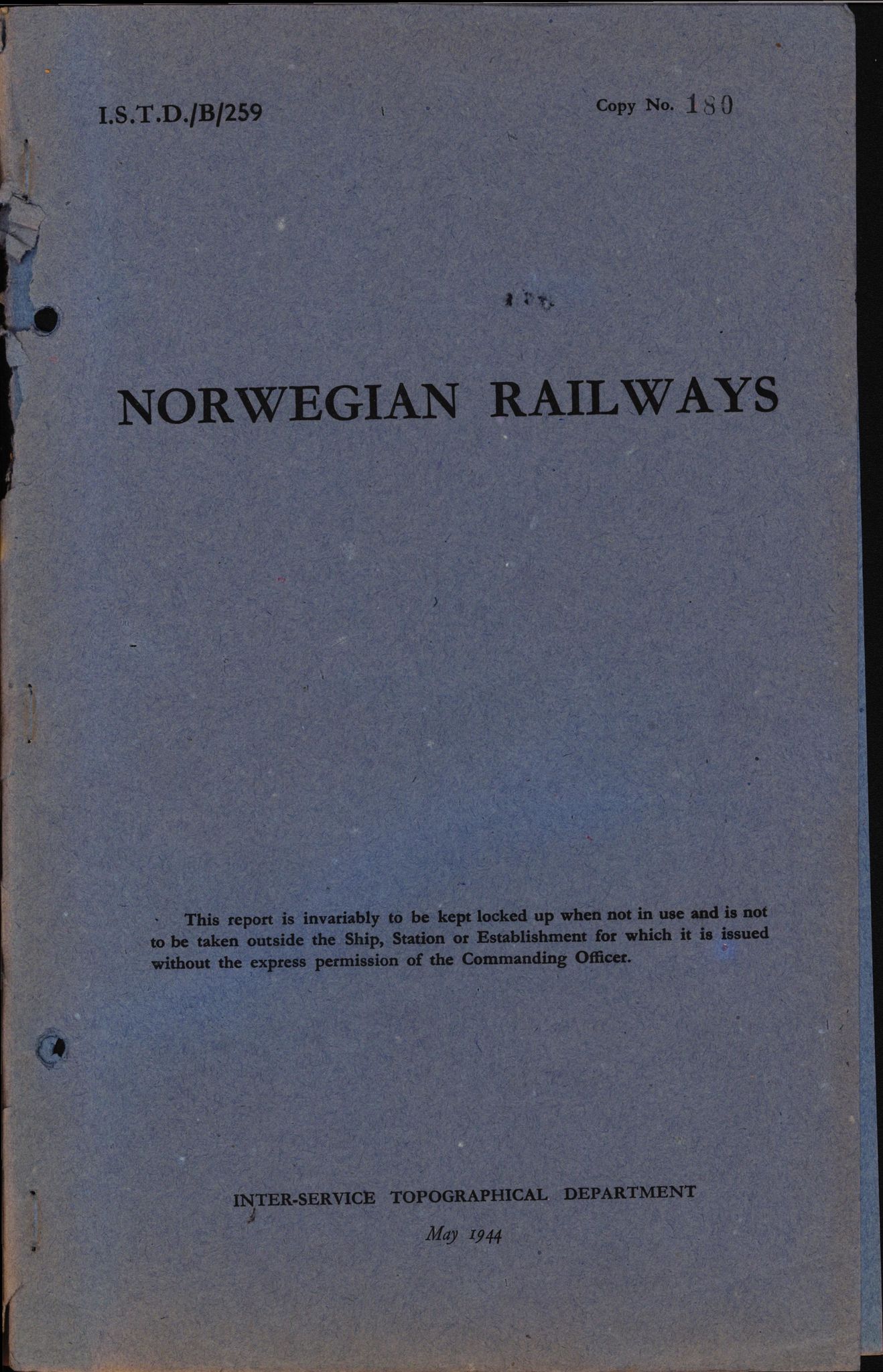 Forsvaret, Forsvarets overkommando II, AV/RA-RAFA-3915/D/Dd/L0014: Norske jernbaner, 1944, p. 4