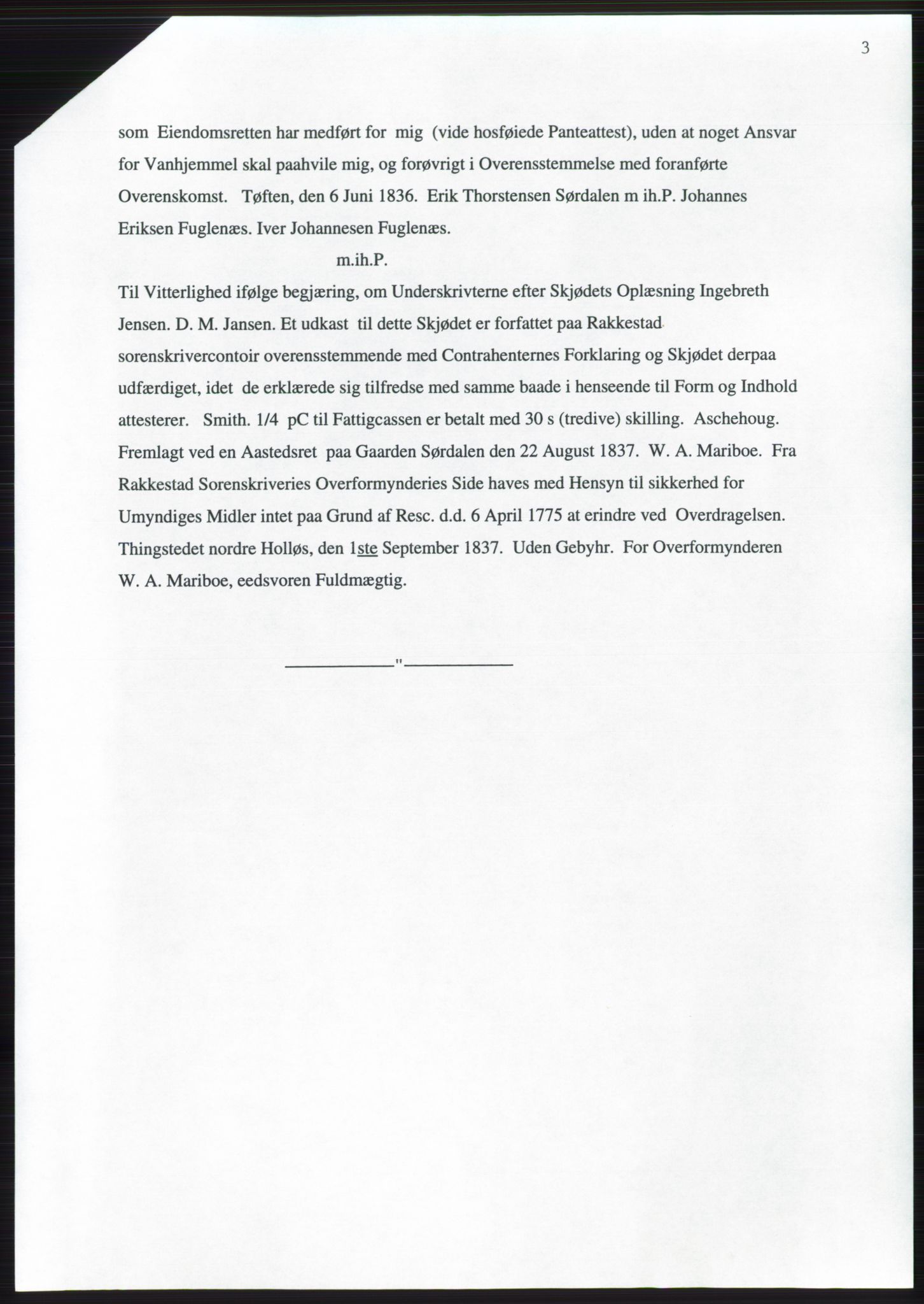 Statsarkivet i Oslo, AV/SAO-A-10621/Z/Zd/L0050: Avskrifter, 1994-1998, p. 498