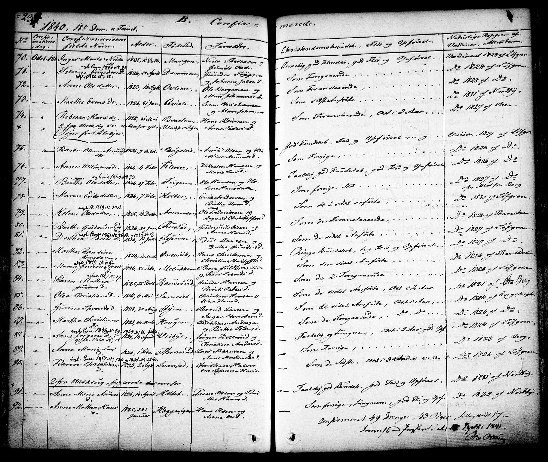Aurskog prestekontor Kirkebøker, SAO/A-10304a/F/Fa/L0006: Parish register (official) no. I 6, 1829-1853, p. 233