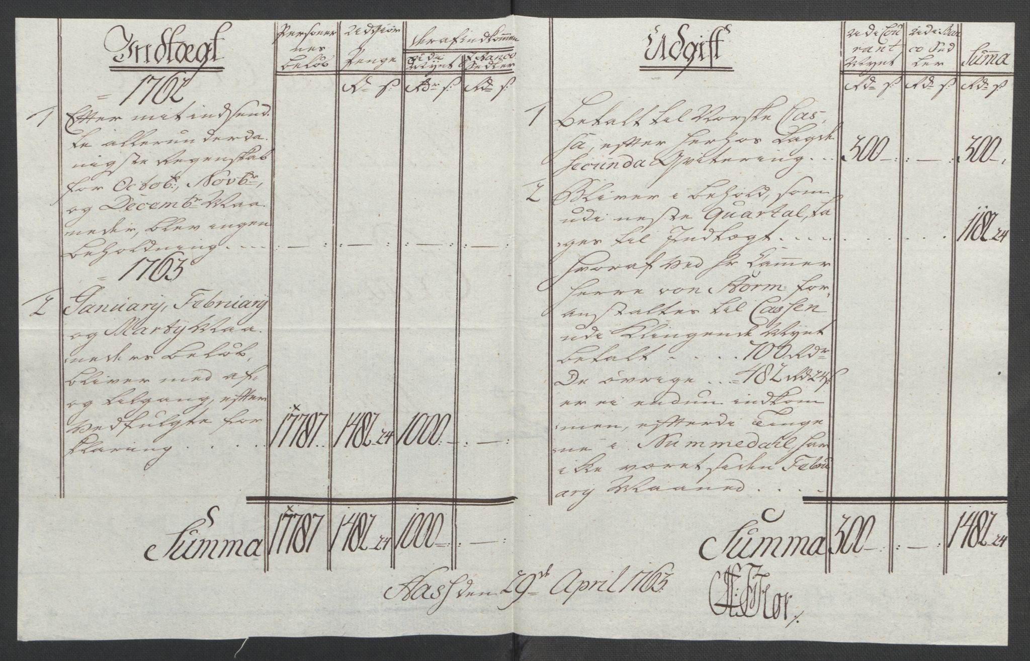 Rentekammeret inntil 1814, Reviderte regnskaper, Fogderegnskap, AV/RA-EA-4092/R24/L1672: Ekstraskatten Numedal og Sandsvær, 1762-1767, p. 176