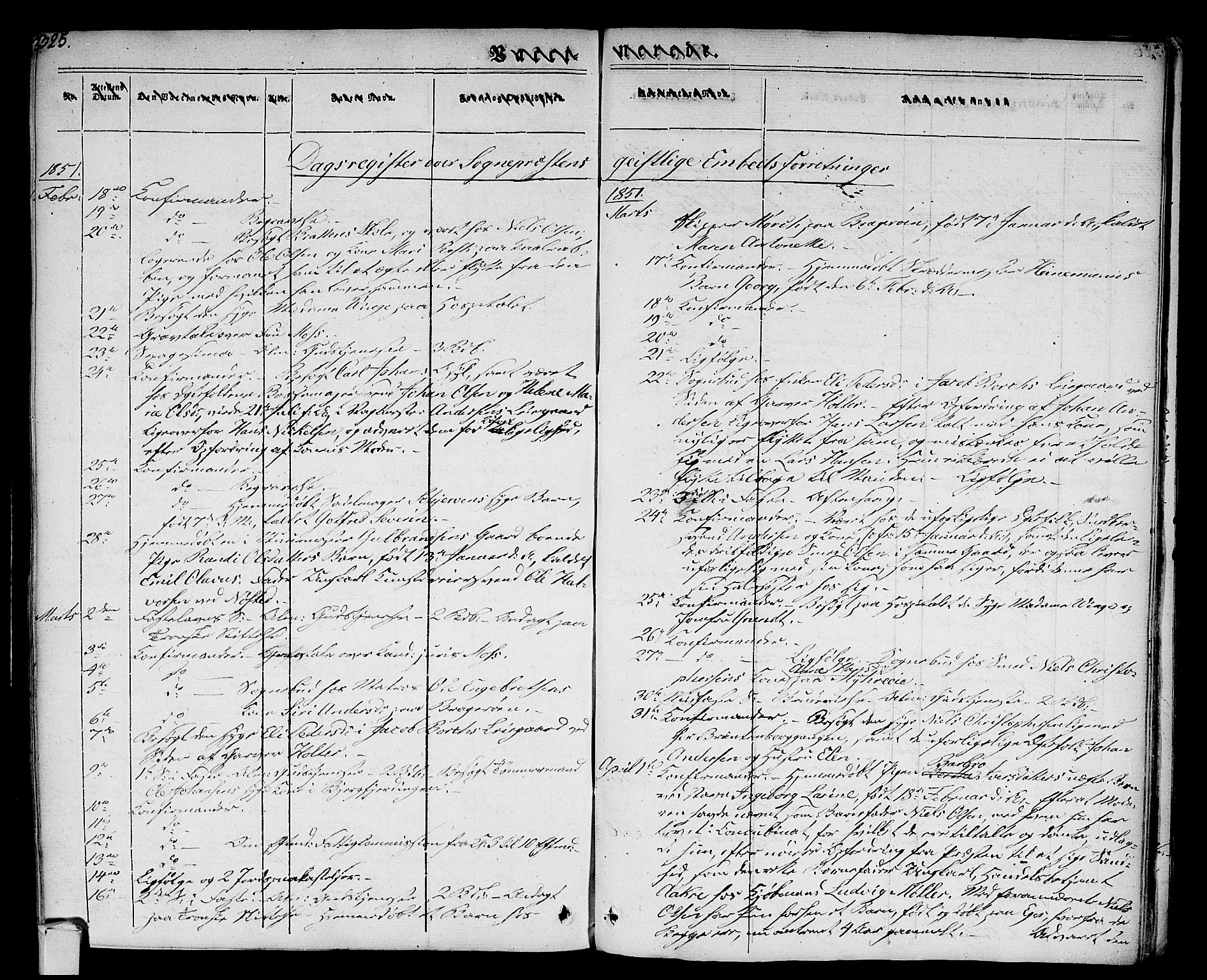 Bragernes kirkebøker, AV/SAKO-A-6/F/Fc/L0001: Parish register (official) no. III 1, 1830-1853, p. 325