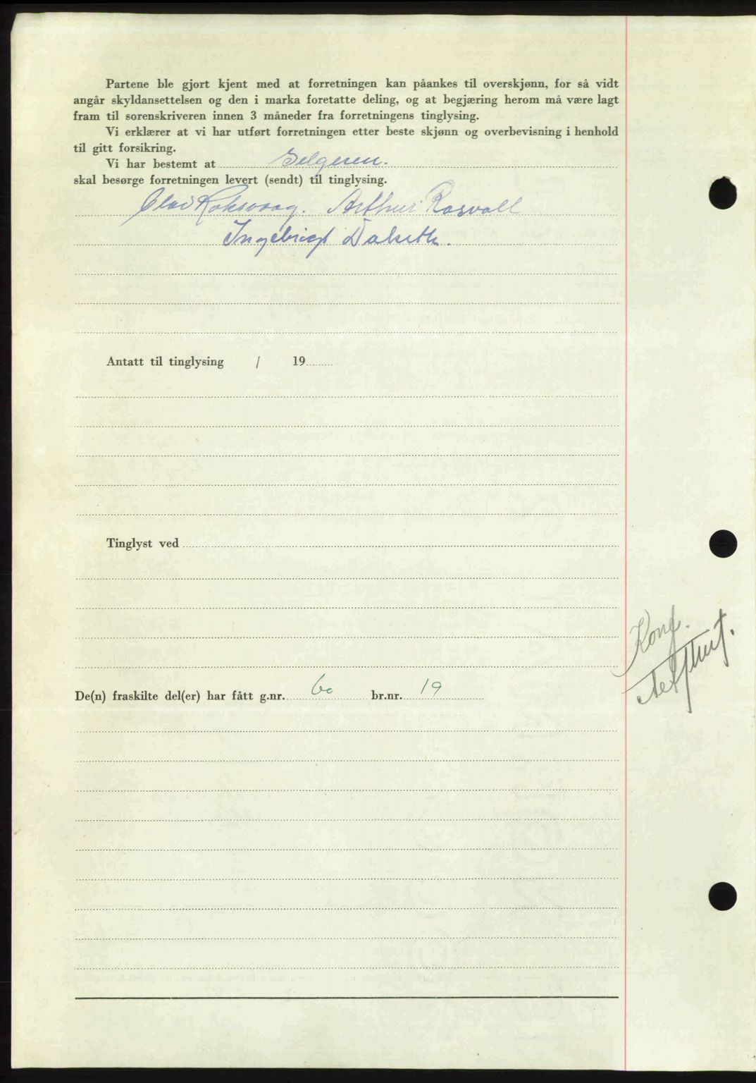 Nordmøre sorenskriveri, AV/SAT-A-4132/1/2/2Ca: Mortgage book no. A115, 1950-1950, Diary no: : 2083/1950