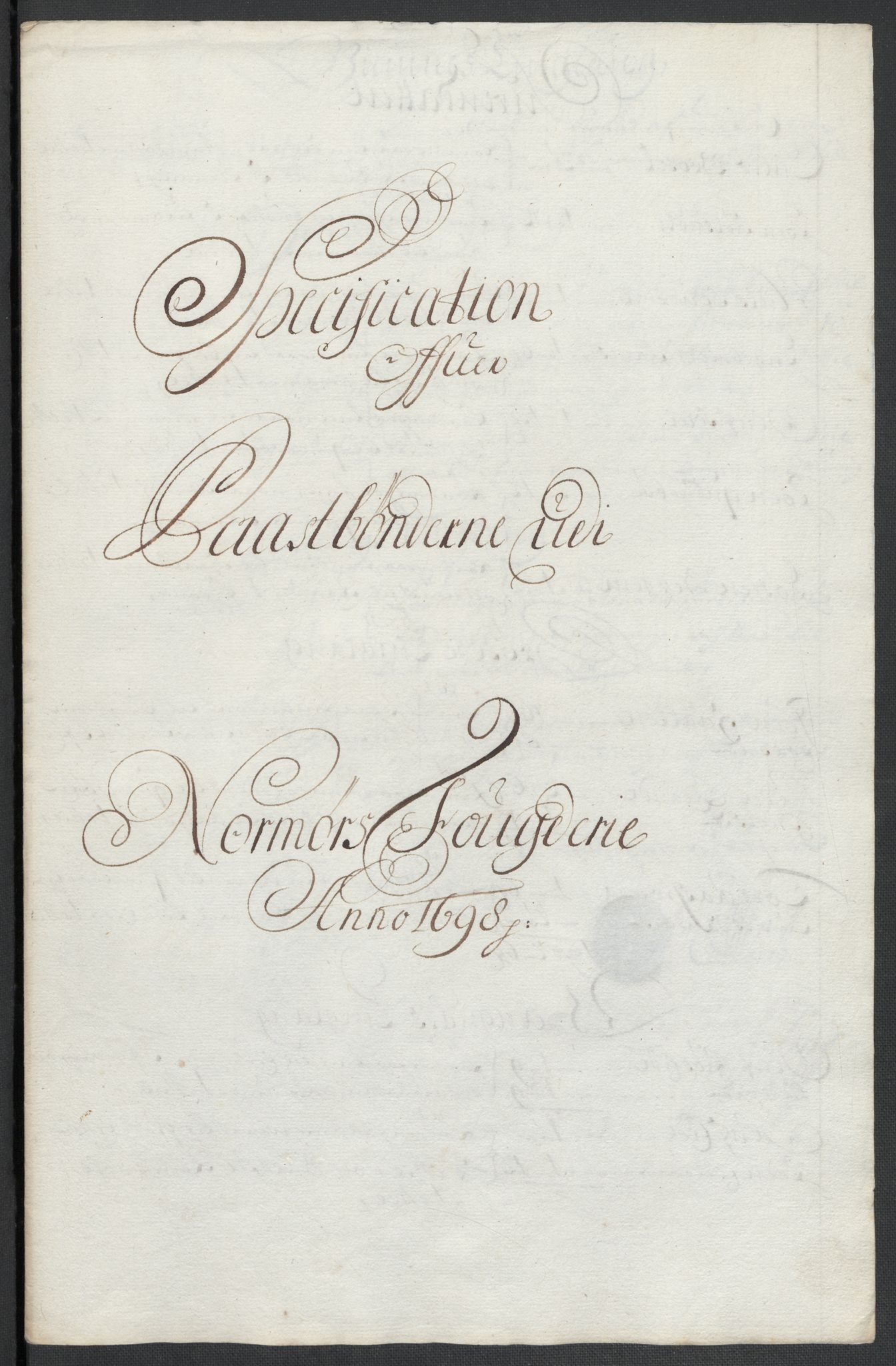 Rentekammeret inntil 1814, Reviderte regnskaper, Fogderegnskap, RA/EA-4092/R56/L3737: Fogderegnskap Nordmøre, 1697-1698, p. 307