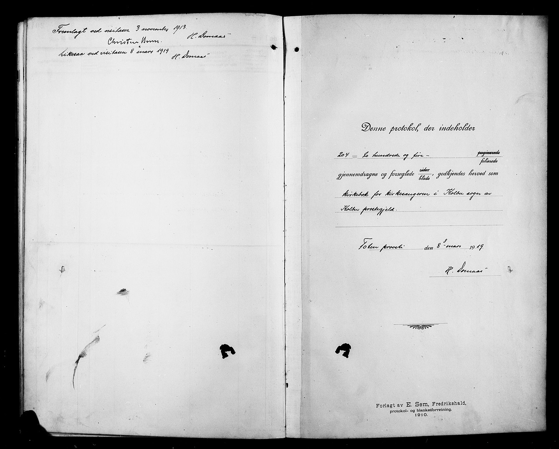 Kolbu prestekontor, AV/SAH-PREST-110/H/Ha/Hab/L0001: Parish register (copy) no. 1, 1912-1925