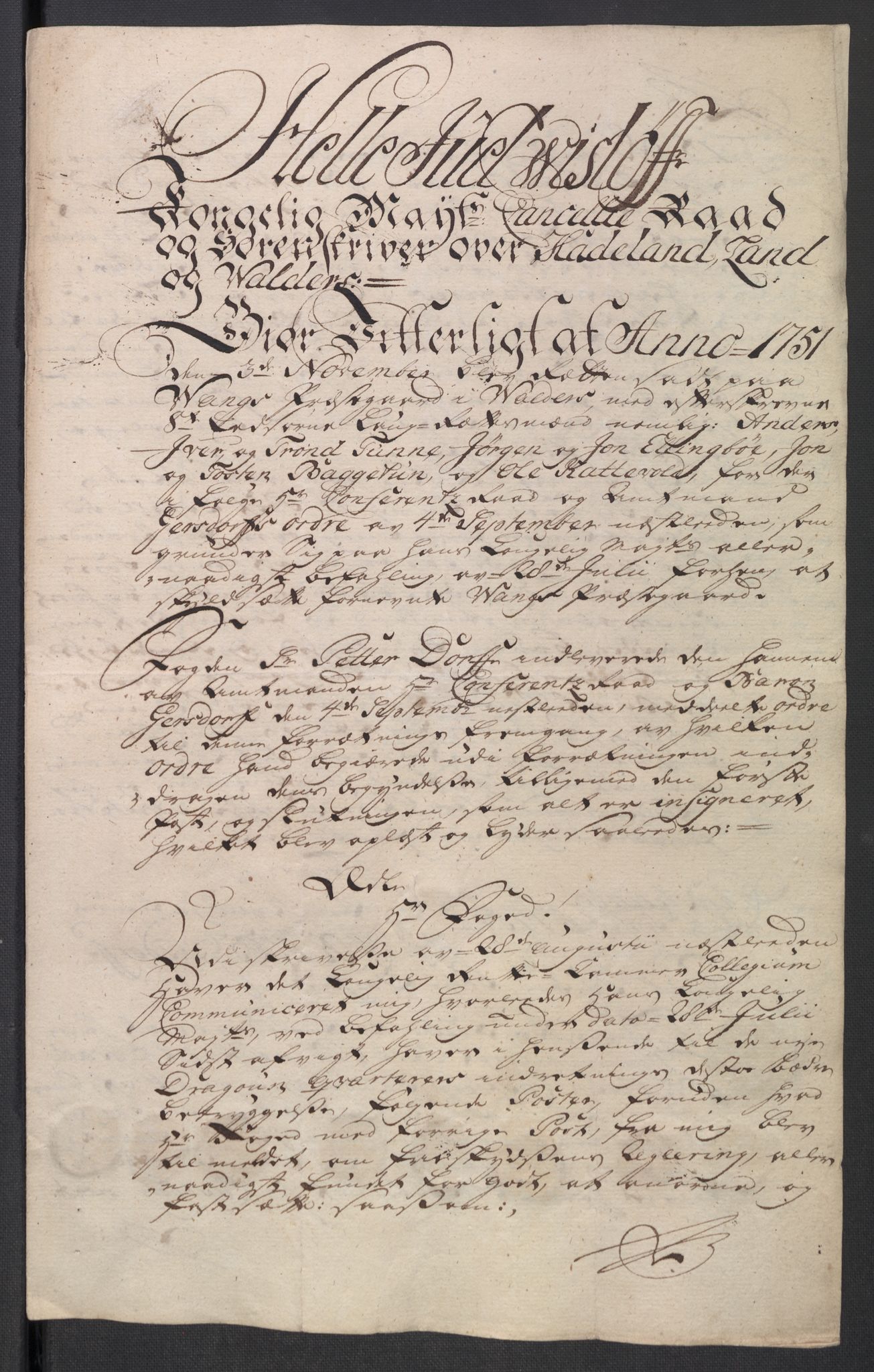 Rentekammeret inntil 1814, Reviderte regnskaper, Fogderegnskap, RA/EA-4092/R18/L1349: Fogderegnskap Hadeland, Toten og Valdres, 1752-1753, p. 47