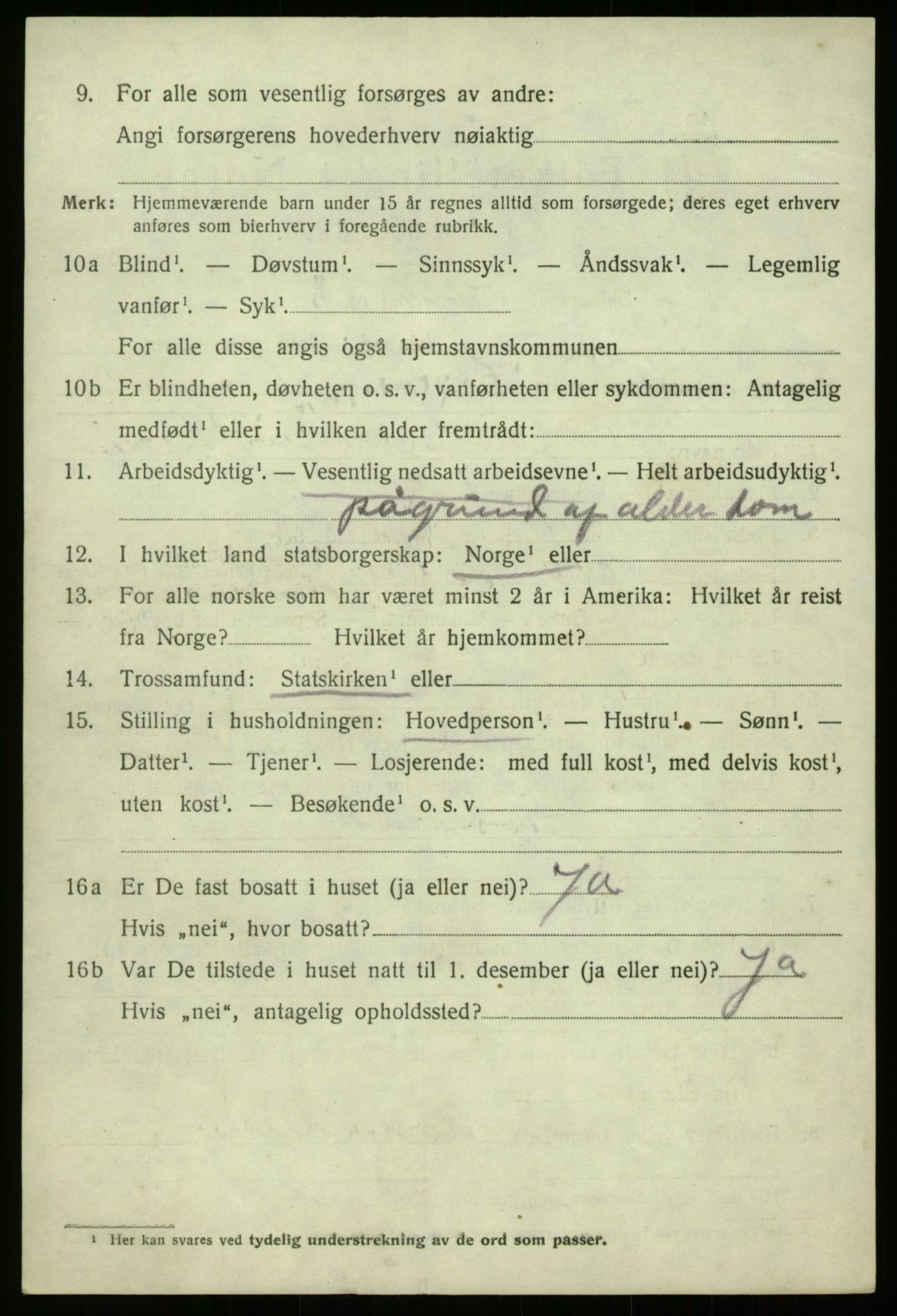 SAB, 1920 census for Davik, 1920, p. 4220