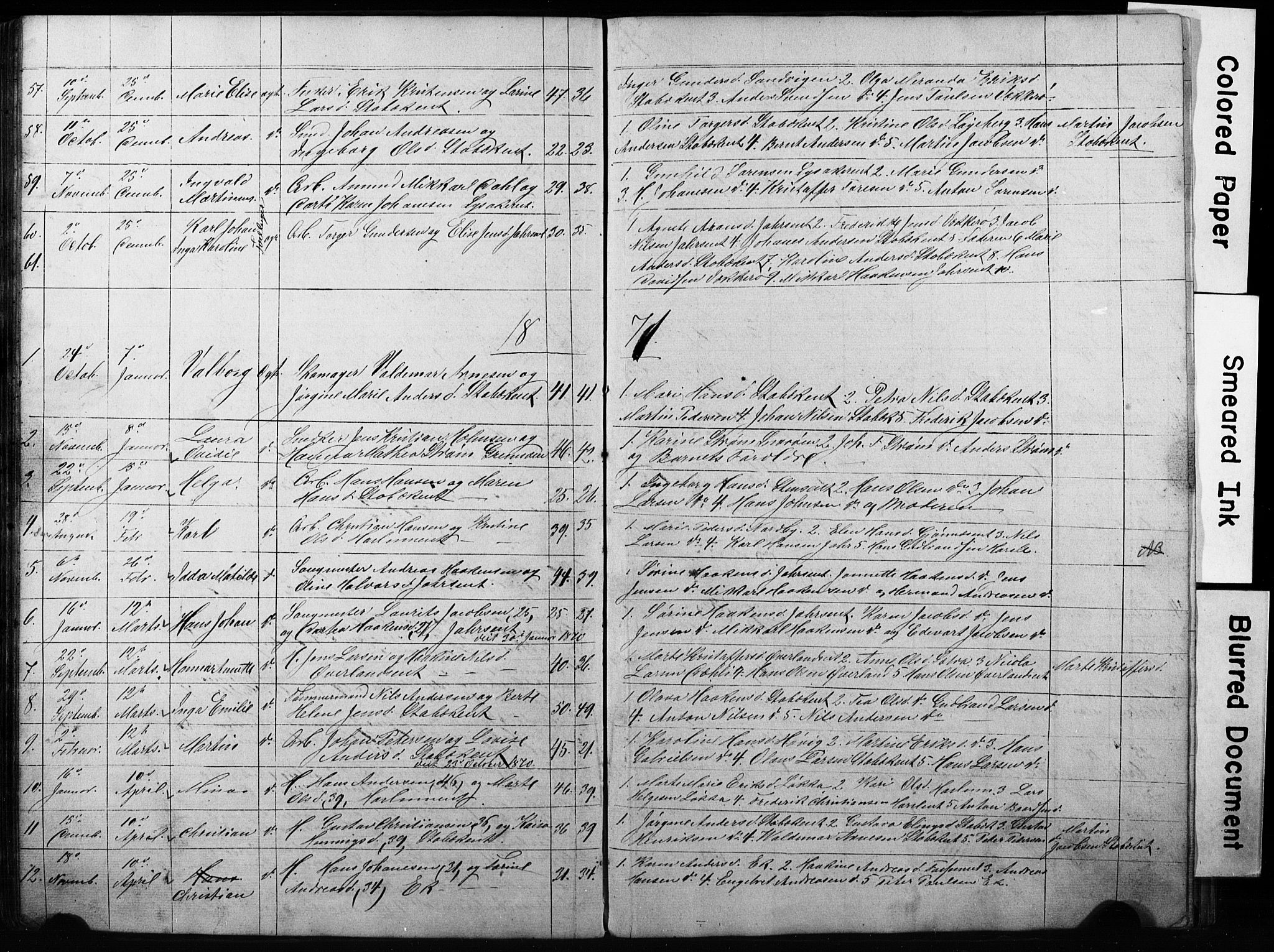 Asker prestekontor Kirkebøker, AV/SAO-A-10256a/G/Gc/L0001: Parish register (copy) no. III 1, 1854-1873