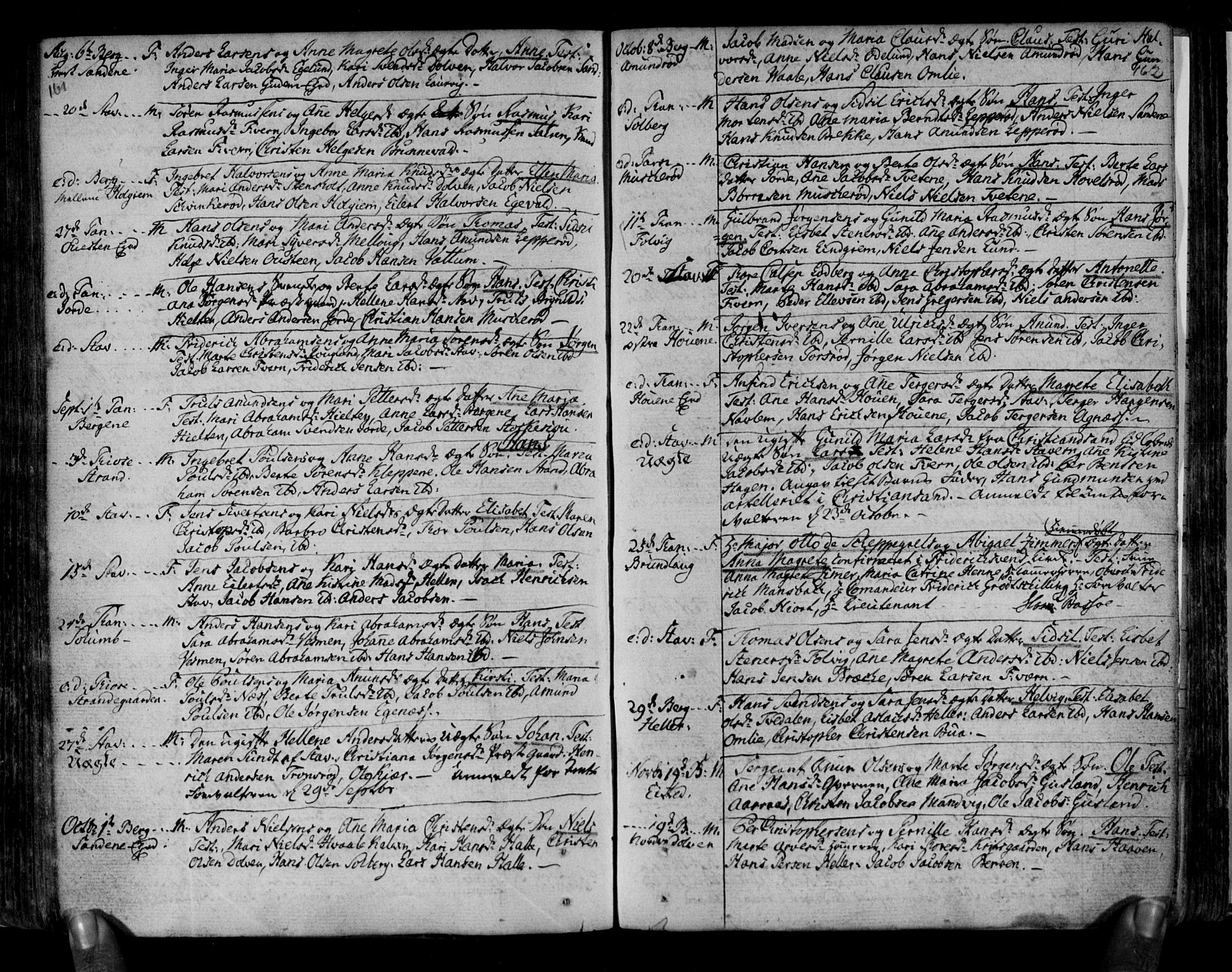 Brunlanes kirkebøker, AV/SAKO-A-342/F/Fa/L0001: Parish register (official) no. I 1, 1766-1801, p. 161-162