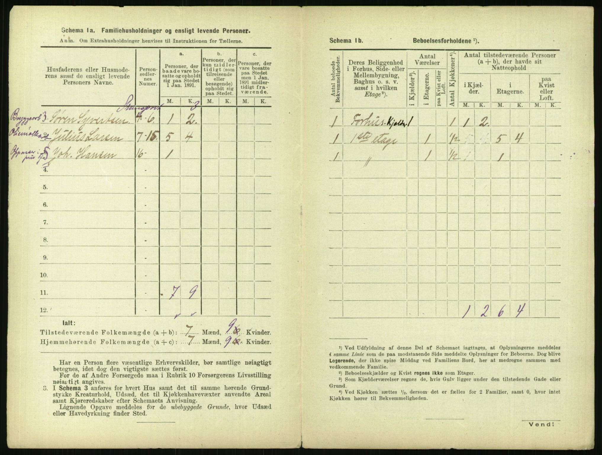 RA, 1891 census for 0301 Kristiania, 1891, p. 149976