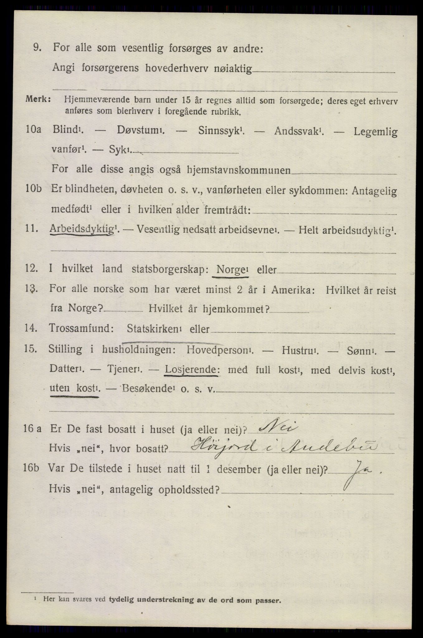 SAKO, 1920 census for Ramnes, 1920, p. 4971