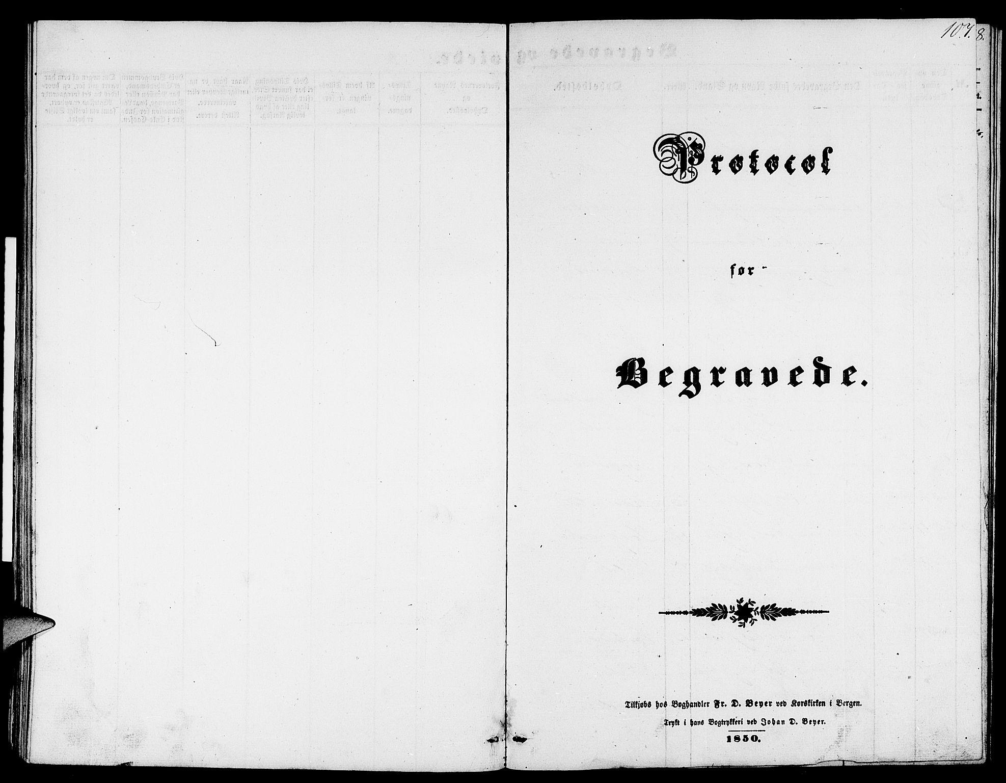 Gaular sokneprestembete, AV/SAB-A-80001/H/Hab: Parish register (copy) no. B 1, 1853-1863, p. 107