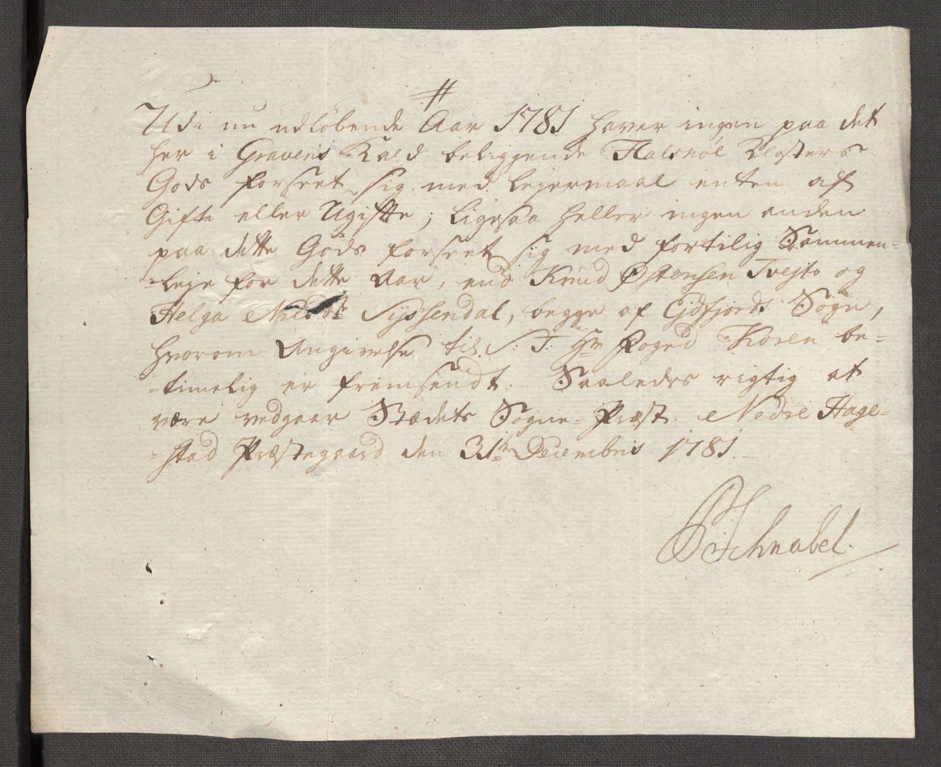 Rentekammeret inntil 1814, Reviderte regnskaper, Fogderegnskap, AV/RA-EA-4092/R48/L3097: Fogderegnskap Sunnhordland og Hardanger, 1781, p. 312