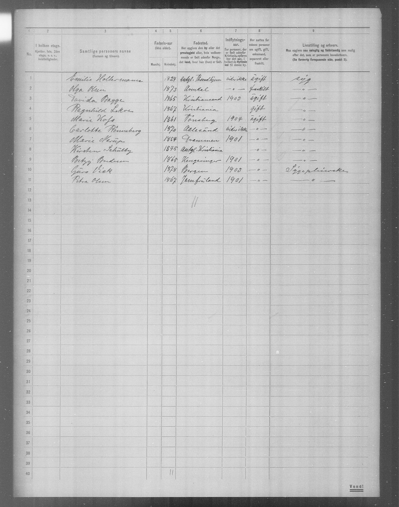 OBA, Municipal Census 1904 for Kristiania, 1904, p. 22588