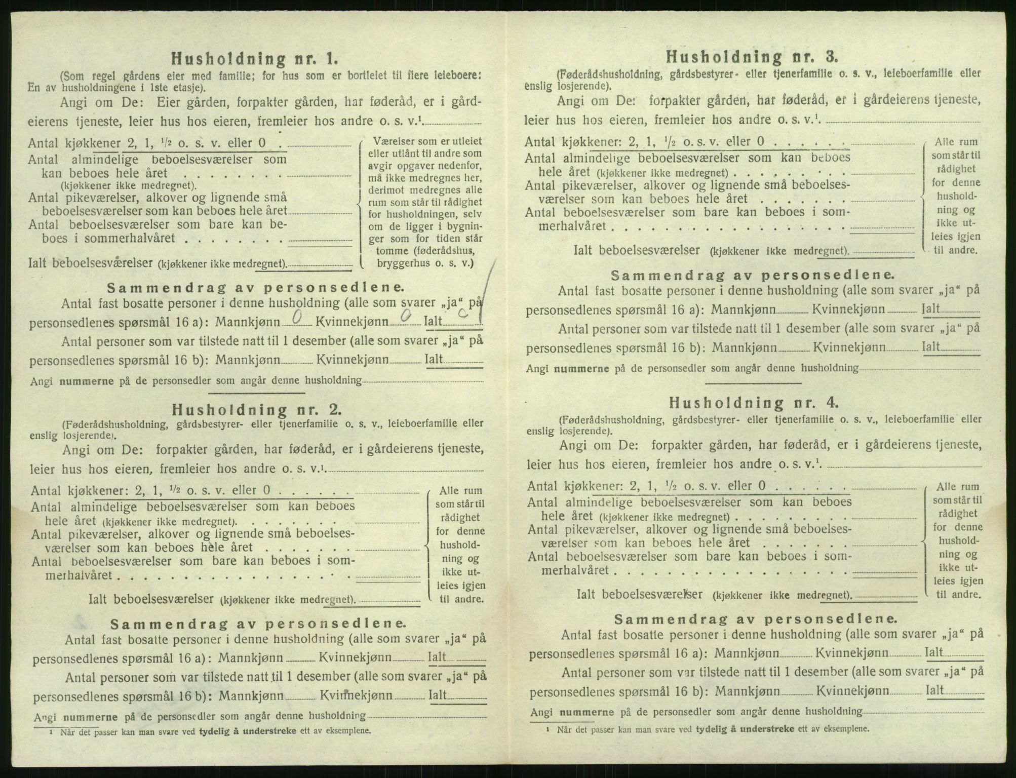 SAK, 1920 census for Froland, 1920, p. 522