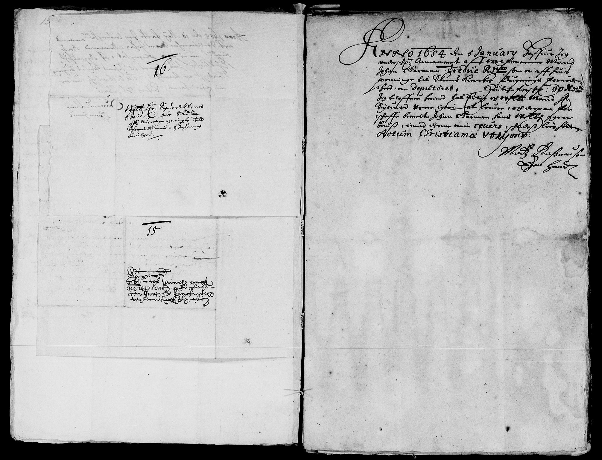 Rentekammeret inntil 1814, Reviderte regnskaper, Lensregnskaper, AV/RA-EA-5023/R/Rb/Rba/L0234: Akershus len, 1651-1656