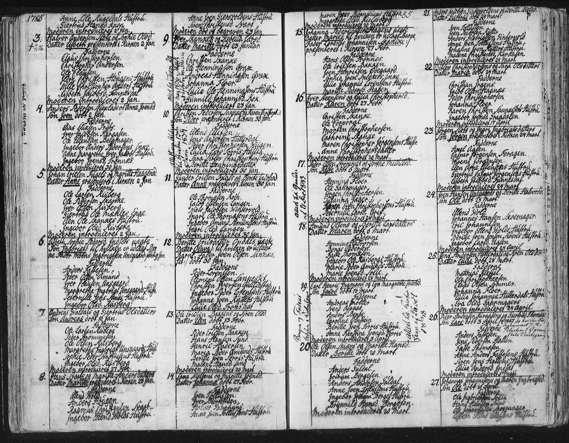 Ministerialprotokoller, klokkerbøker og fødselsregistre - Sør-Trøndelag, SAT/A-1456/681/L0926: Parish register (official) no. 681A04, 1767-1797, p. 85