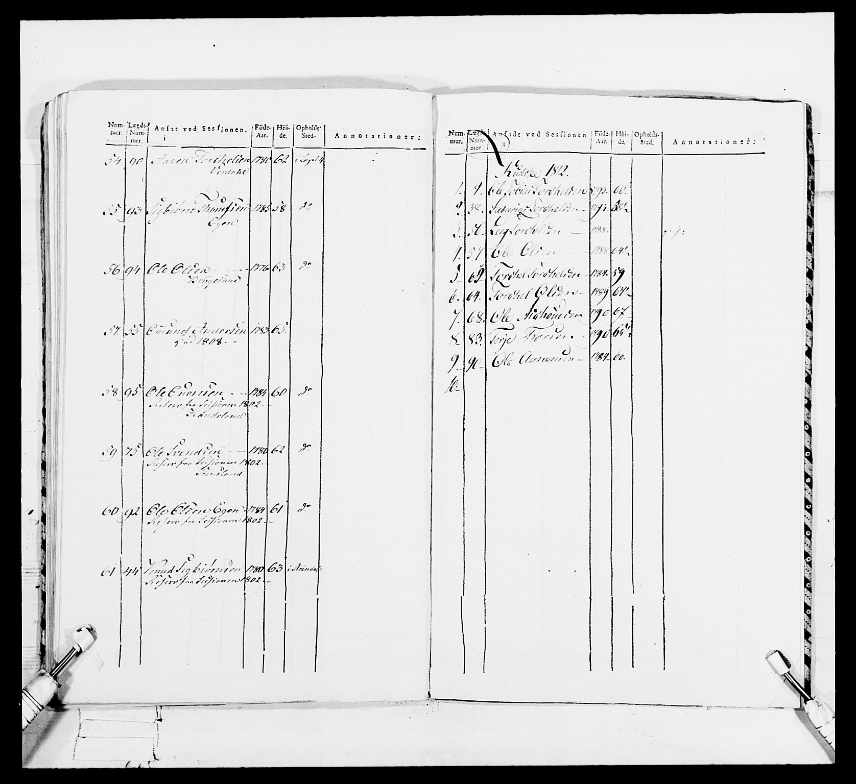 Generalitets- og kommissariatskollegiet, Det kongelige norske kommissariatskollegium, RA/EA-5420/E/Eh/L0113: Vesterlenske nasjonale infanteriregiment, 1812, p. 107