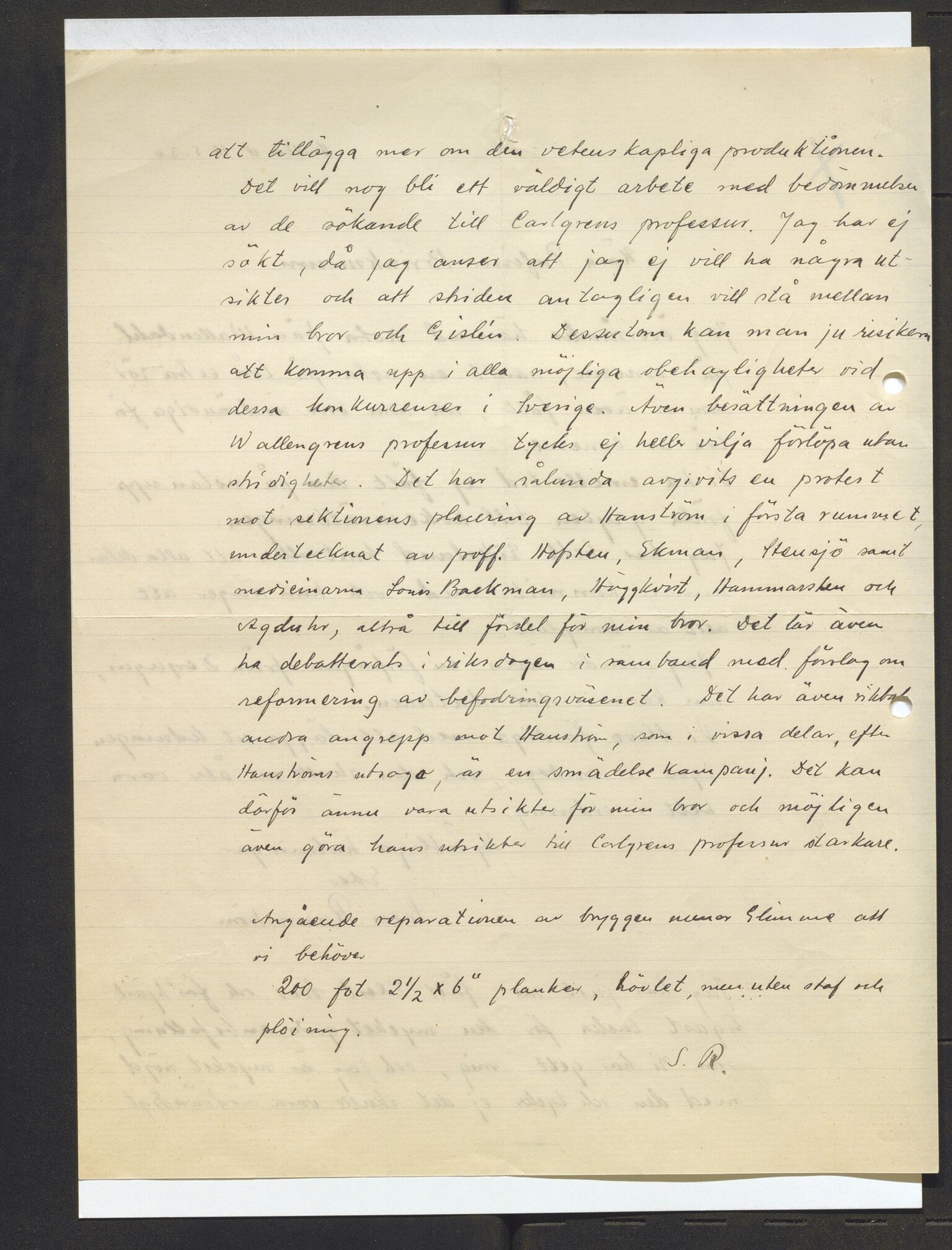Bergens Museum, AV/SAB-A-17301/13/D/L0002: Korrespondanse , 1928-1940, p. 197