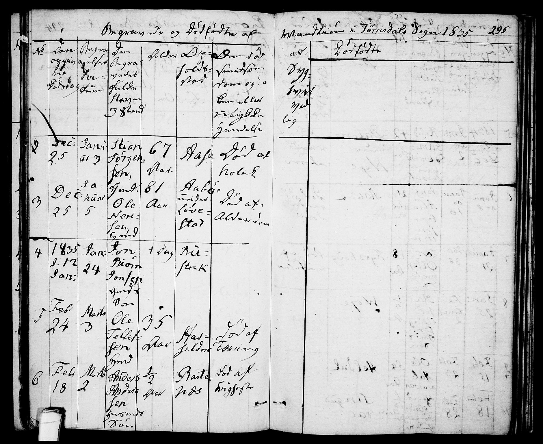 Drangedal kirkebøker, AV/SAKO-A-258/F/Fa/L0006: Parish register (official) no. 6, 1831-1837, p. 295