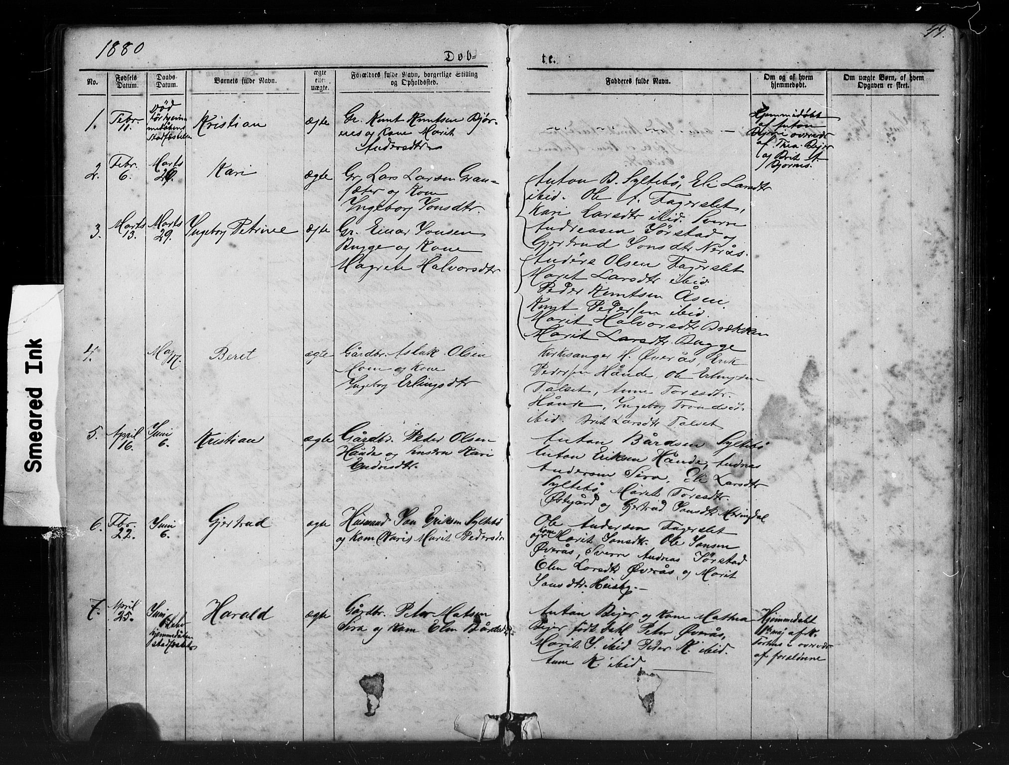 Ministerialprotokoller, klokkerbøker og fødselsregistre - Møre og Romsdal, SAT/A-1454/552/L0638: Parish register (copy) no. 552C01, 1867-1902, p. 49
