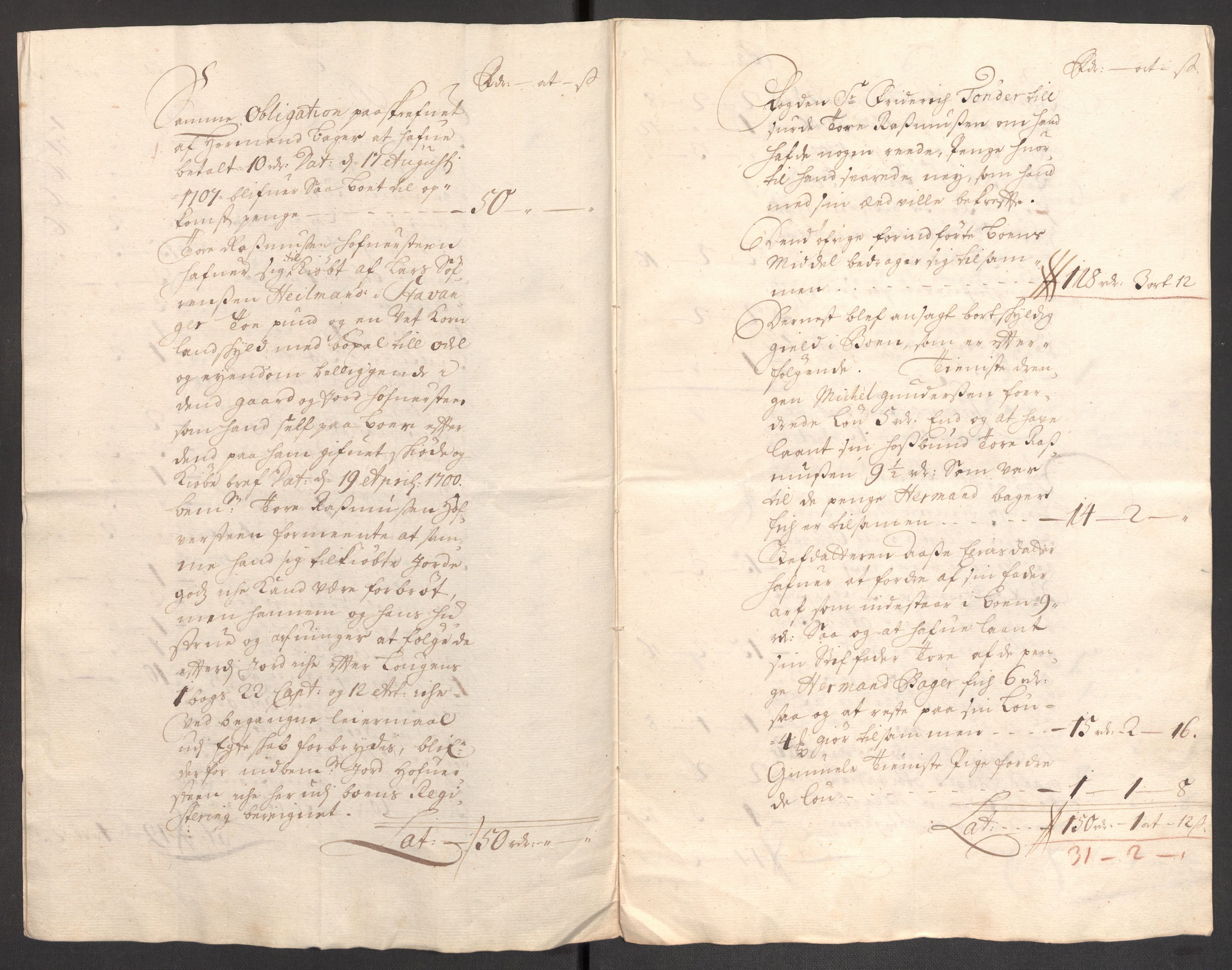 Rentekammeret inntil 1814, Reviderte regnskaper, Fogderegnskap, AV/RA-EA-4092/R47/L2861: Fogderegnskap Ryfylke, 1706-1709, p. 402