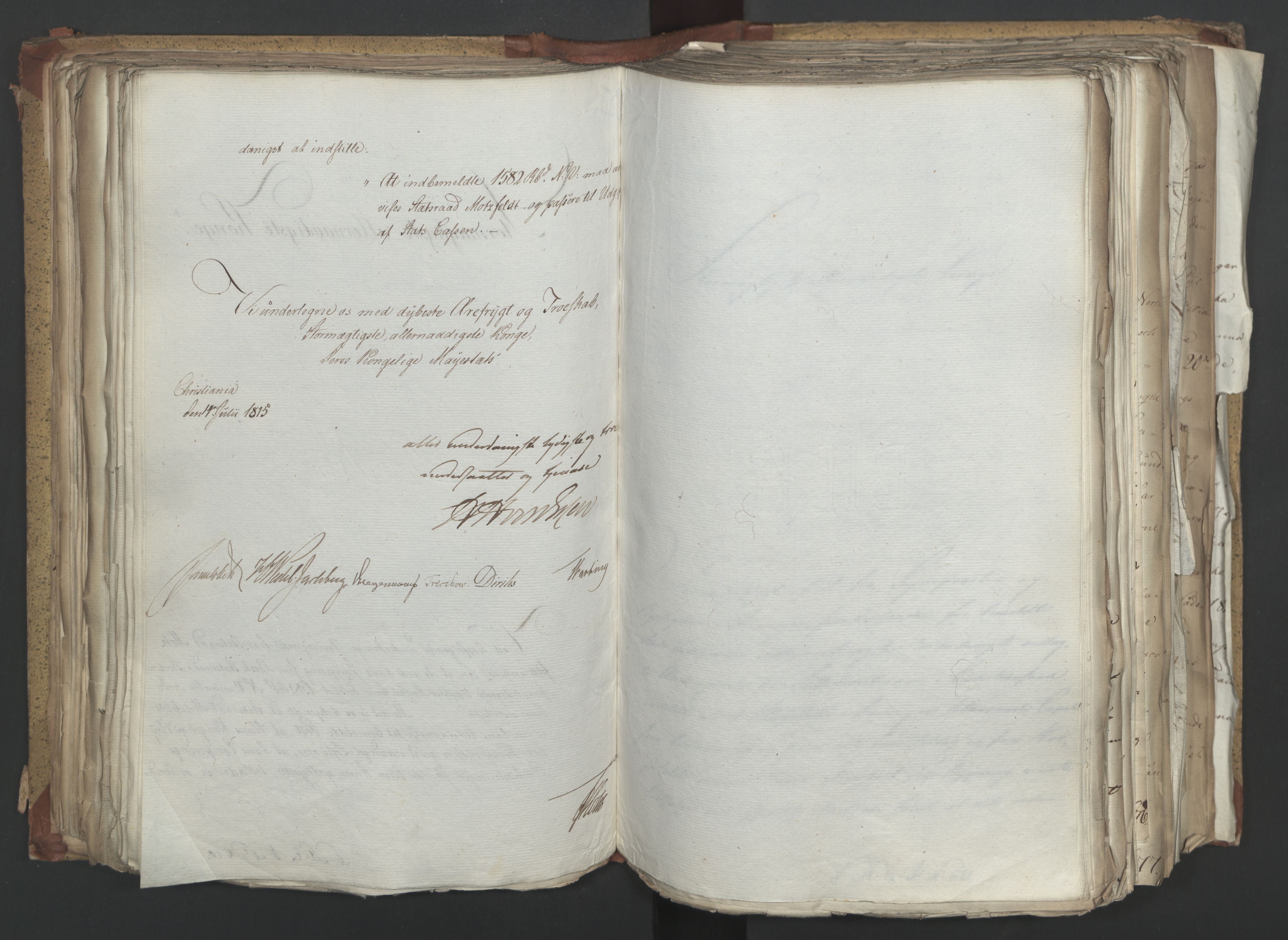 Statsrådsavdelingen i Stockholm, AV/RA-S-1003/D/Da/L0003: Regjeringsinnstillinger nr. 519-787, 1815, p. 210