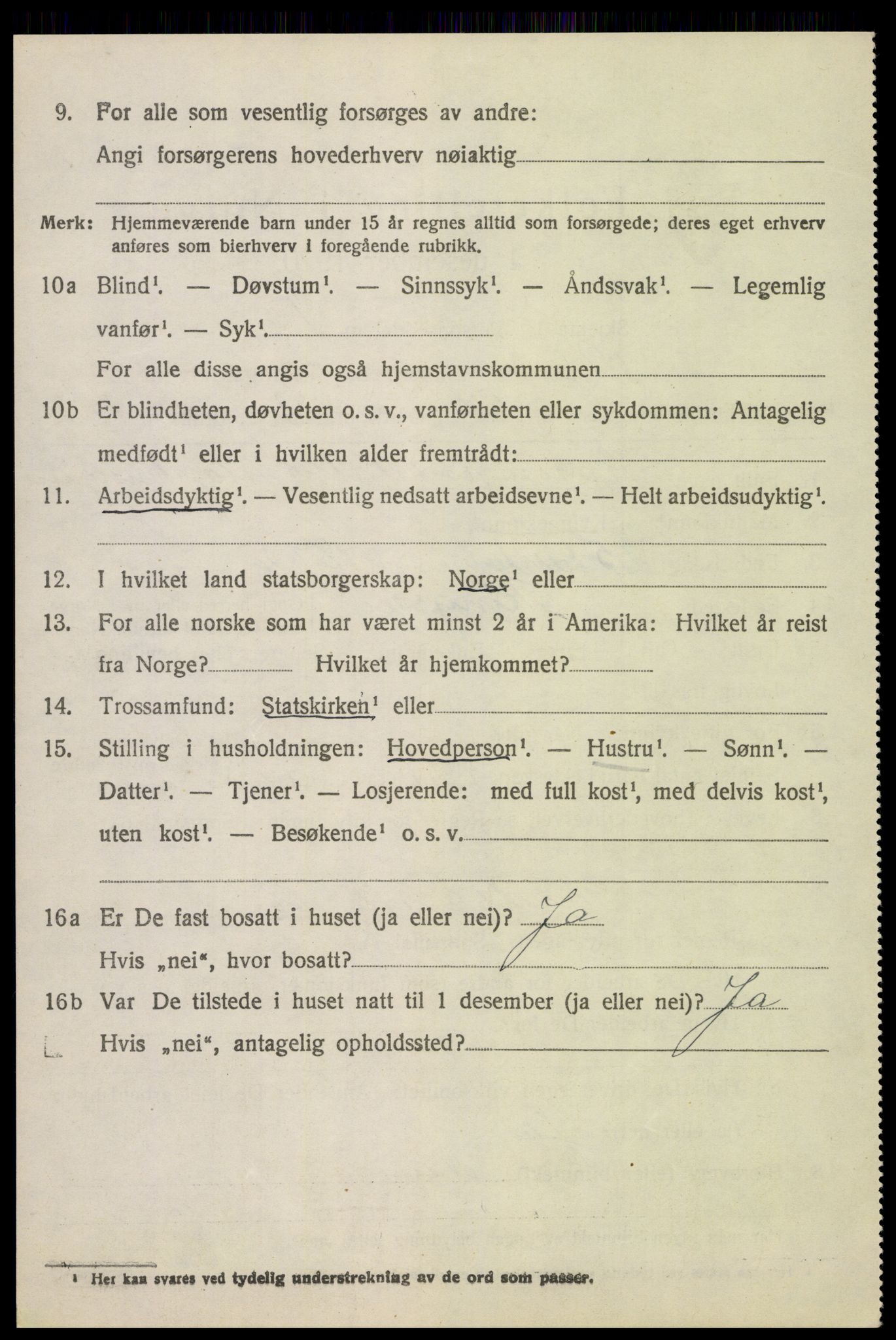 SAH, 1920 census for Øyer, 1920, p. 4460